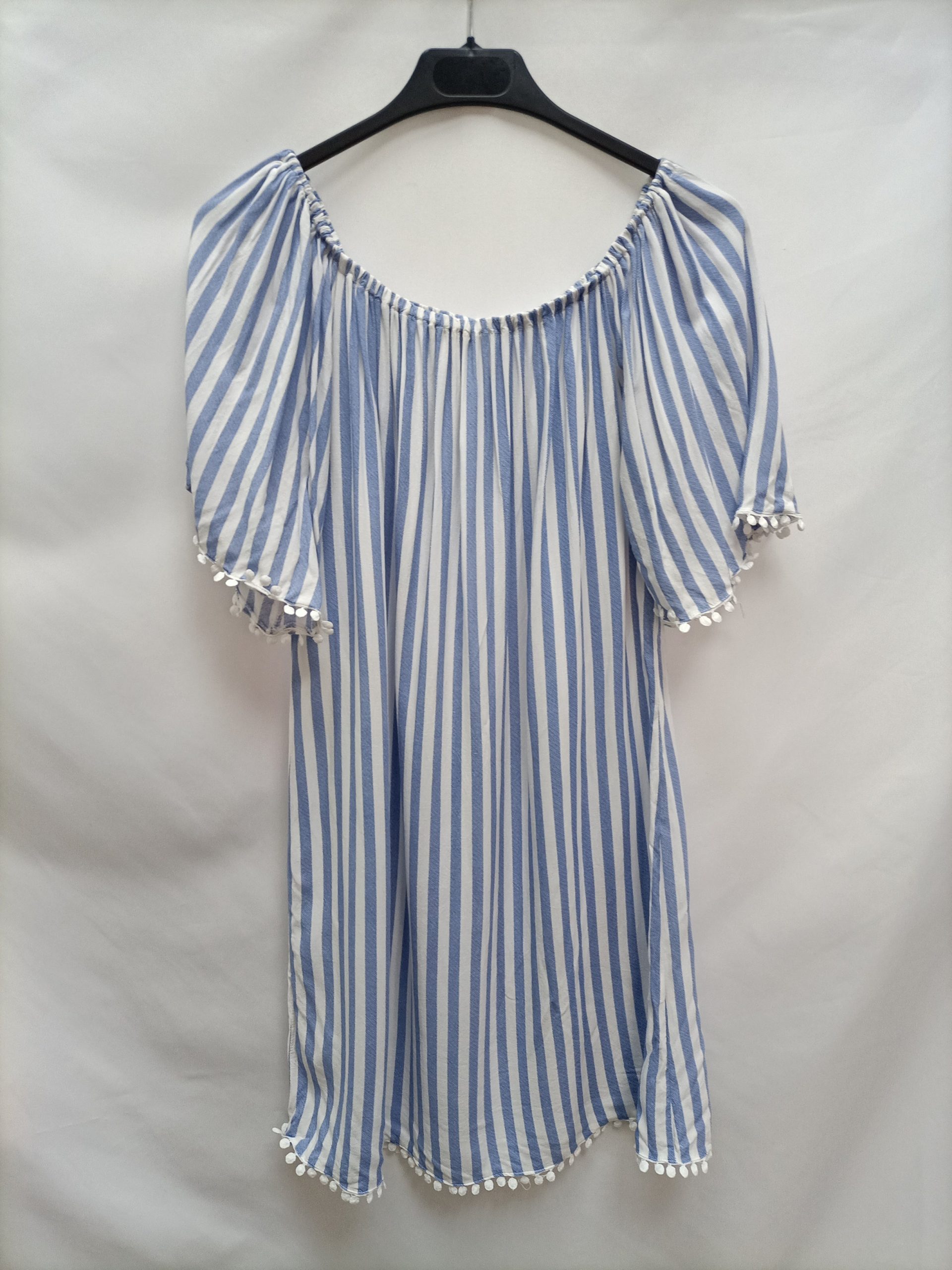 OTRAS. Vestido corto rayas T.m/l