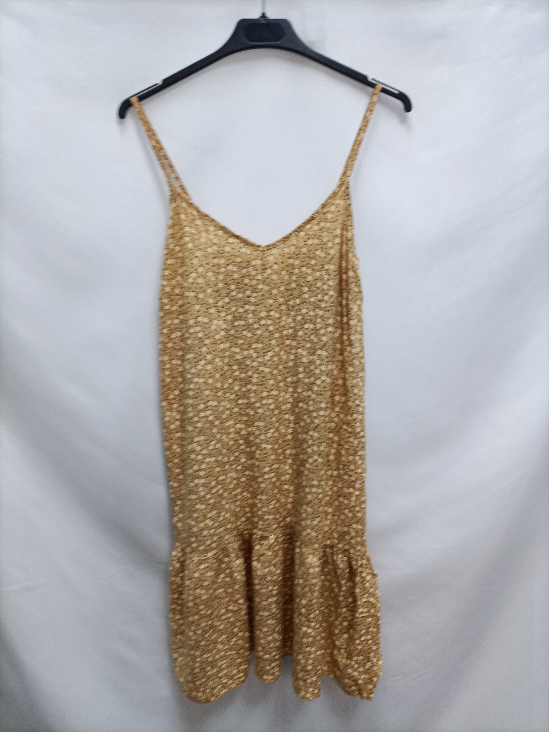 OTRAS. Vestido amarillo flores T.u(m)