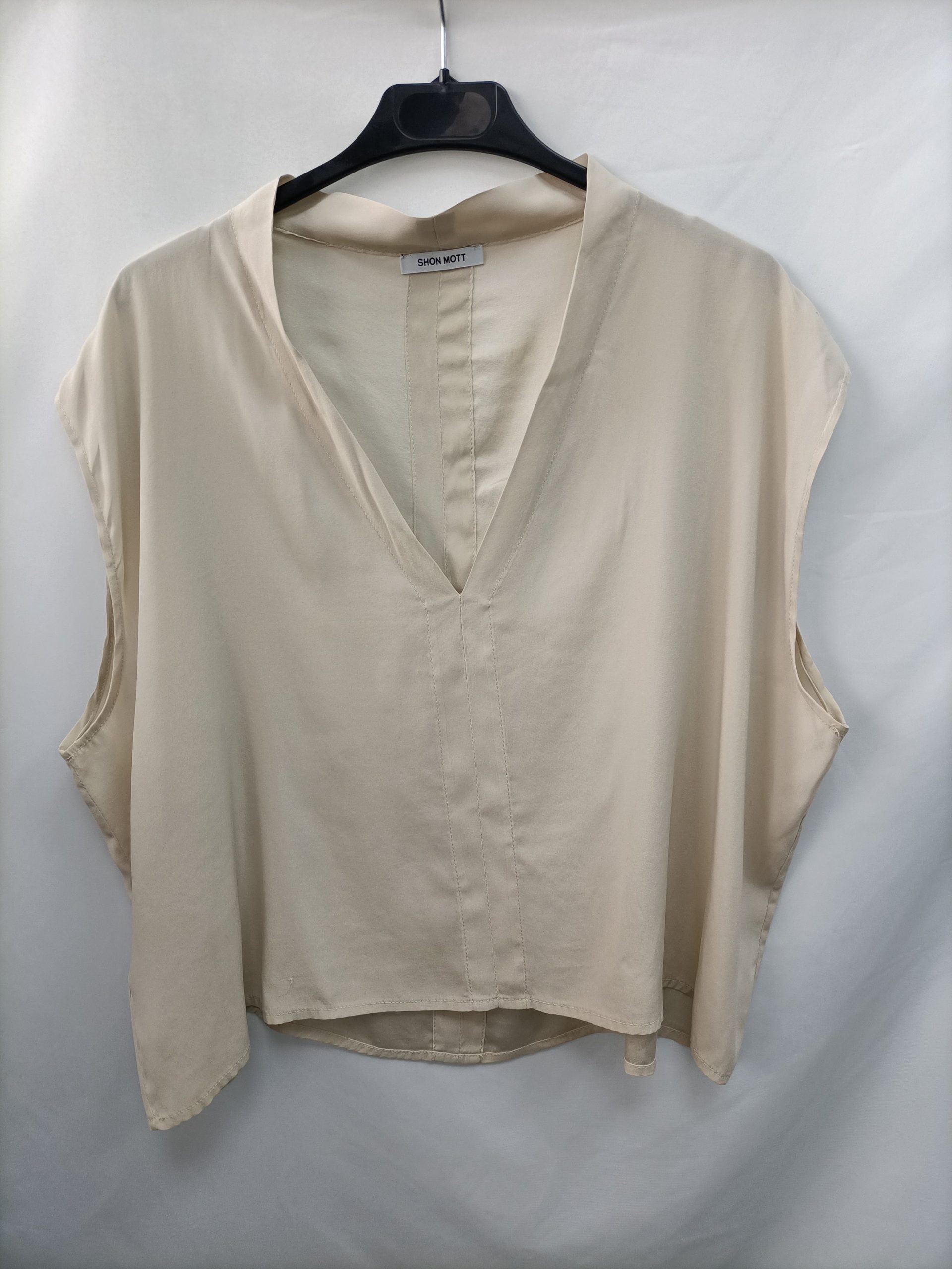 SHON MOTT. Top fluido seda T.u(s)