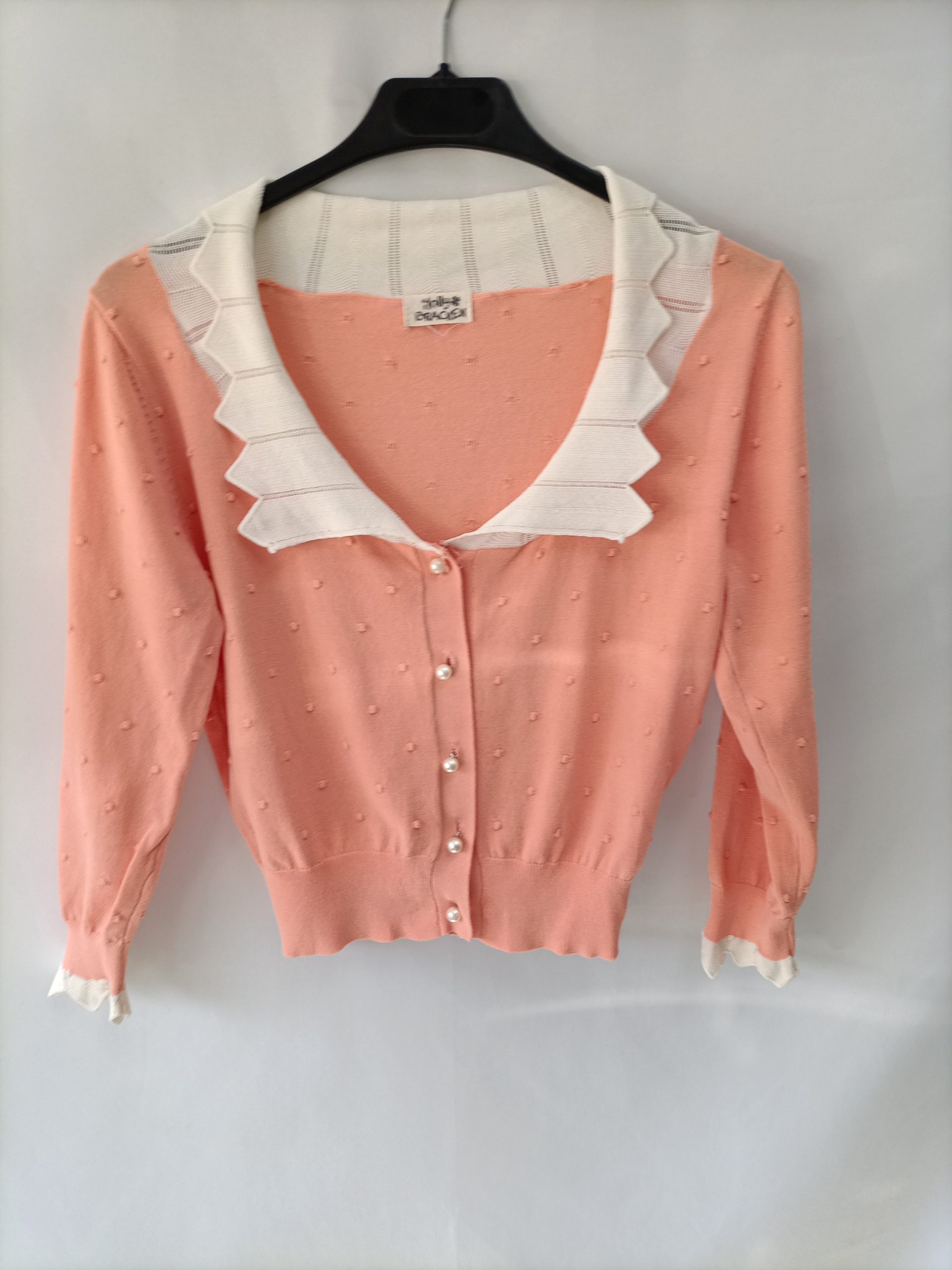 MOLLY BRACKEN. Rebeca salmón cuello beige T.xs