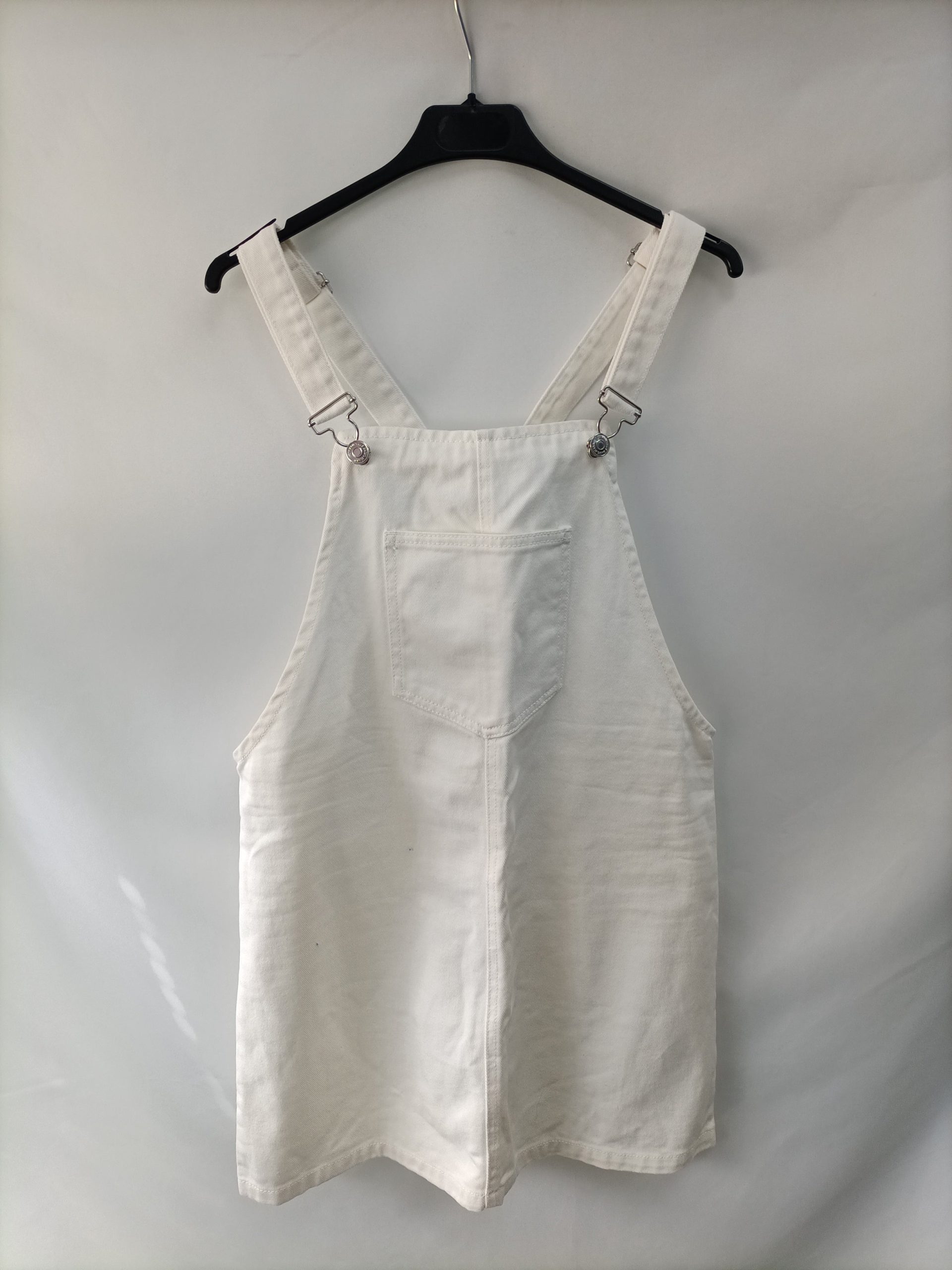 STRADIVARIUS. Peto denim blanco T.40