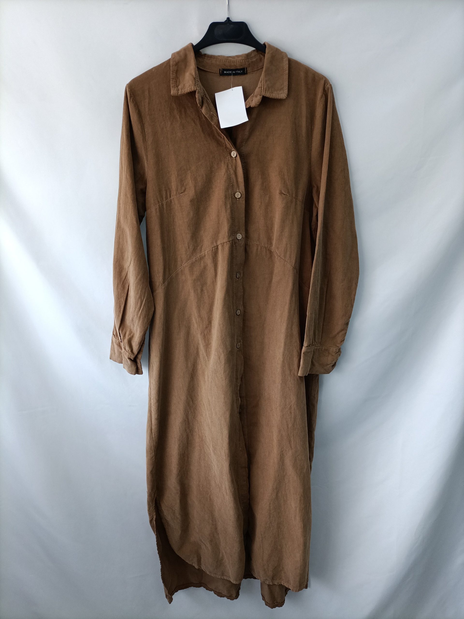 DANIELA LOVELY. Vestido camel micropana T.u(l)