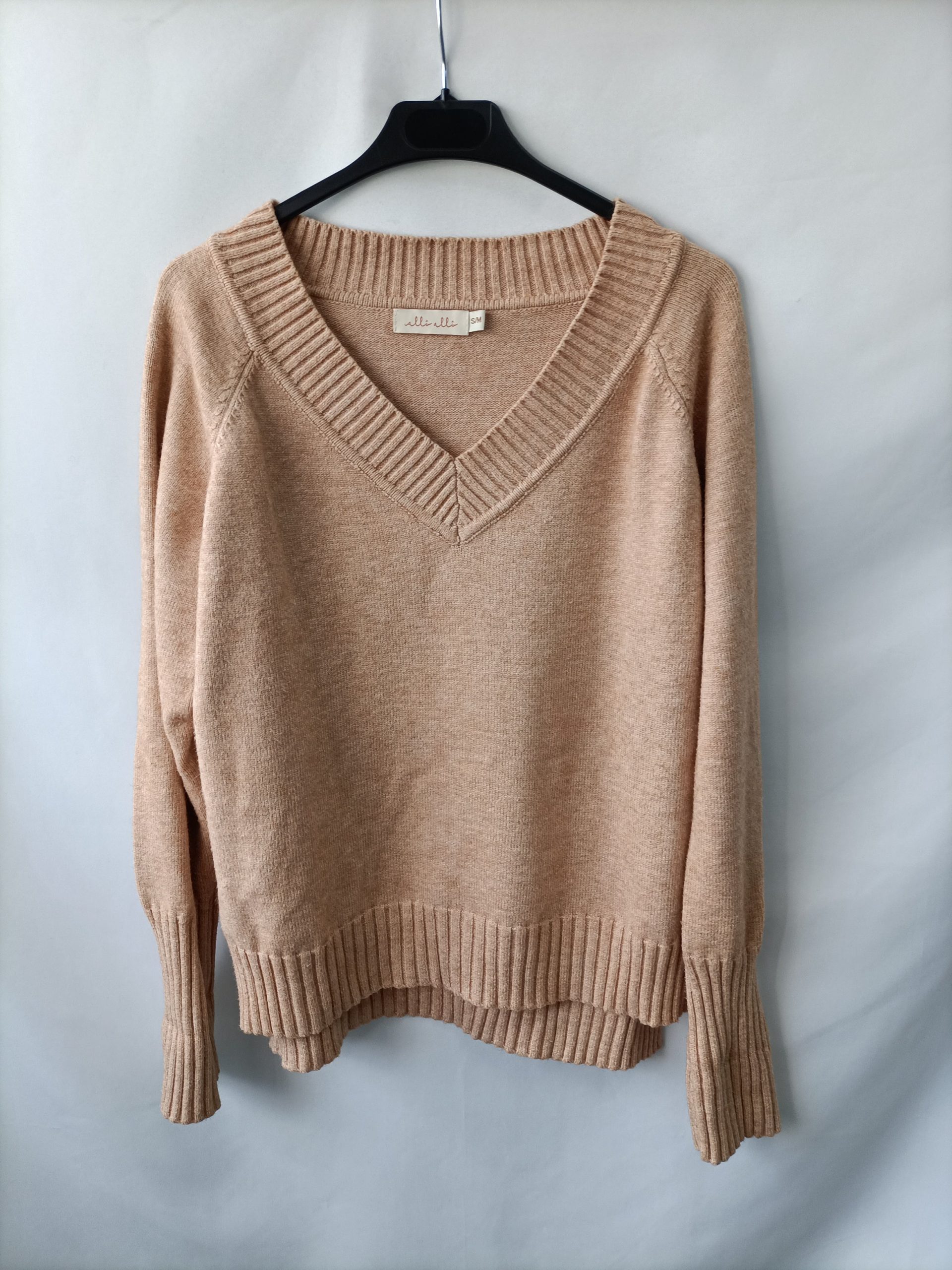 ALLO ALLO. Jersey de punto beige T.s/m