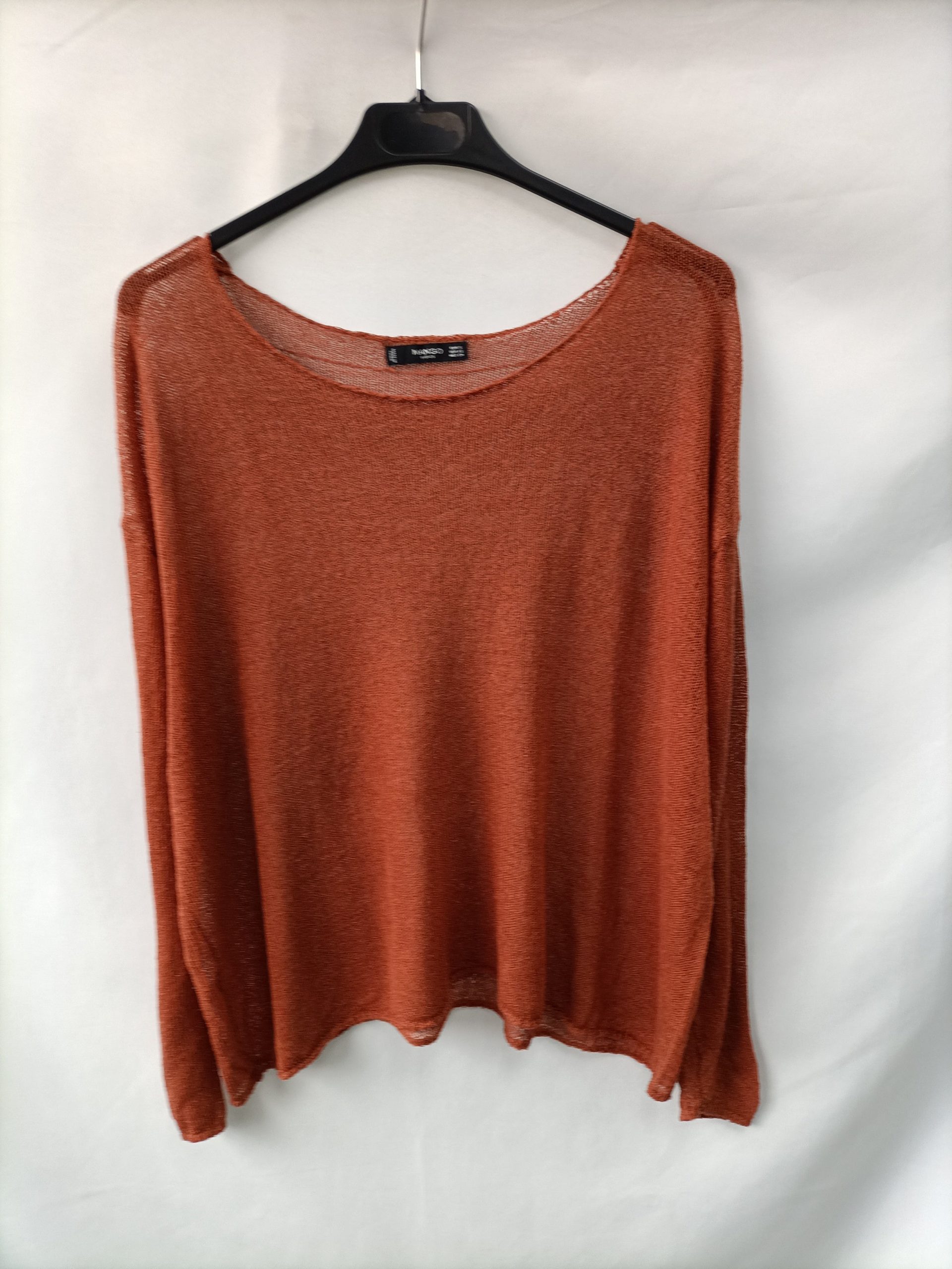 MANGO. Jersey fino teja T.s