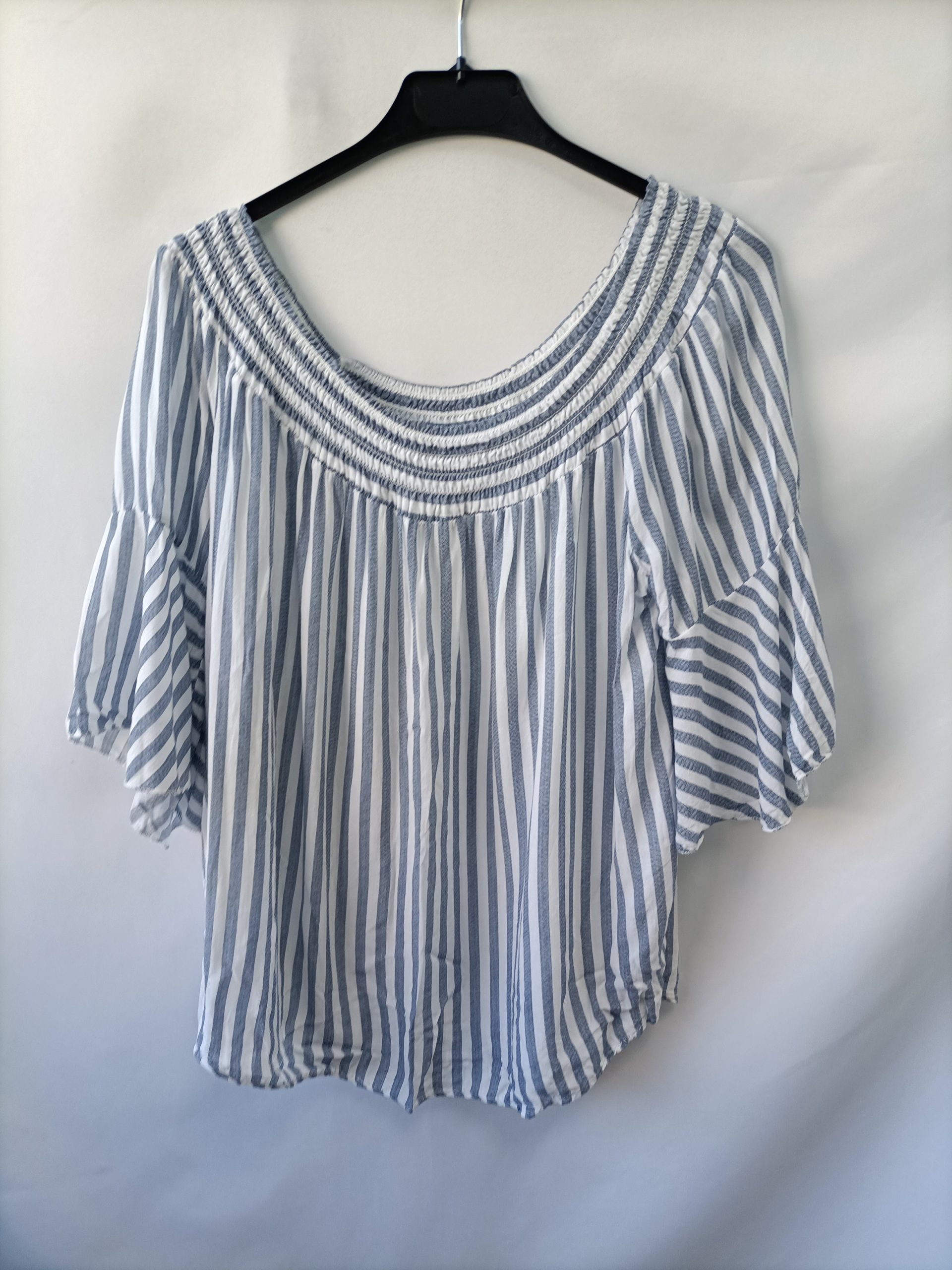 ALGO BONITO. Top fluido rayas T.u(m)