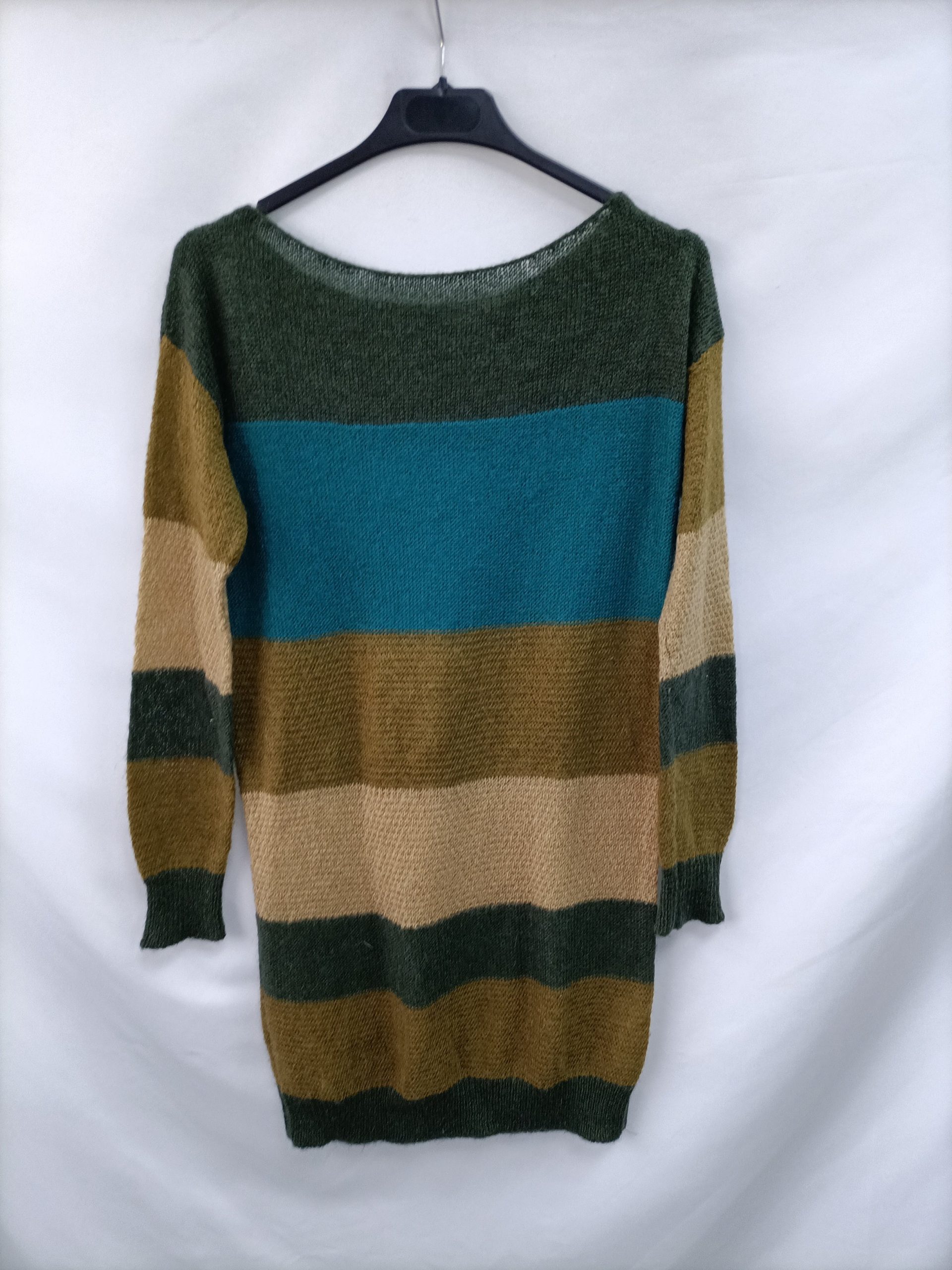 BENETTON. vestido rayas punto T.s/m