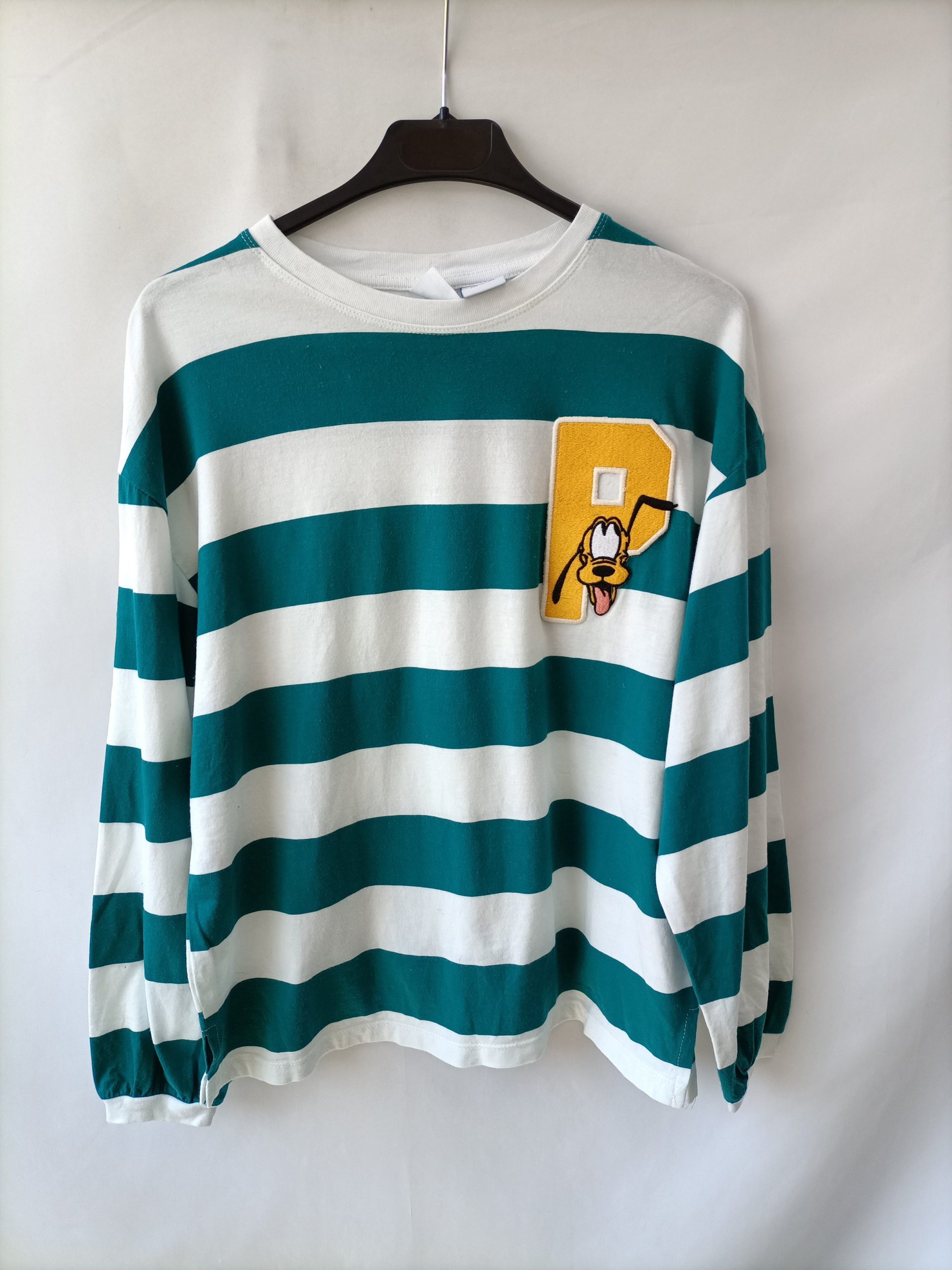 ZARA. Camiseta rayas pluto T.13/14