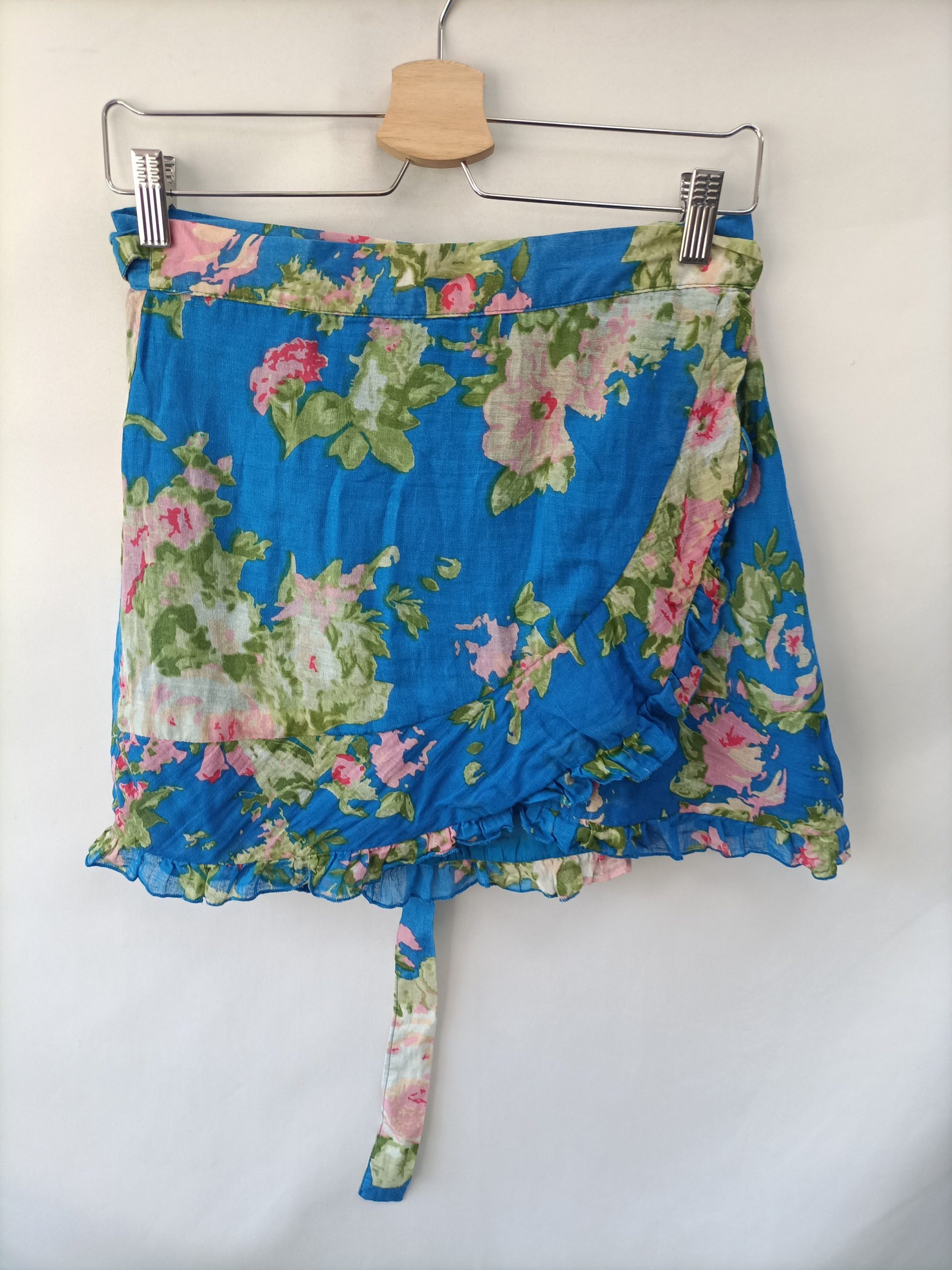 NATURA. Falda pareo flores T.m