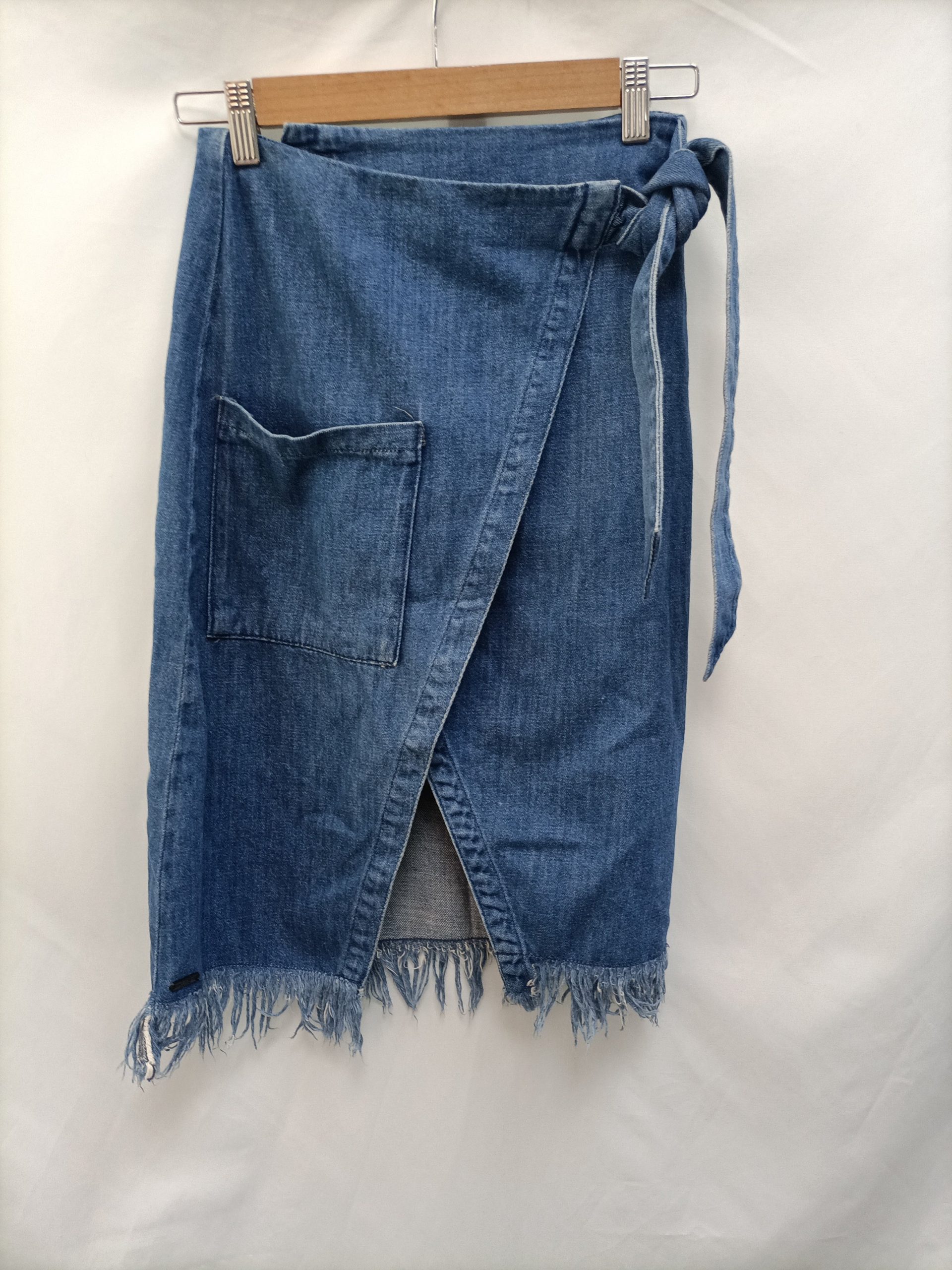 PULL&BEAR Falda vaquera midi T.36