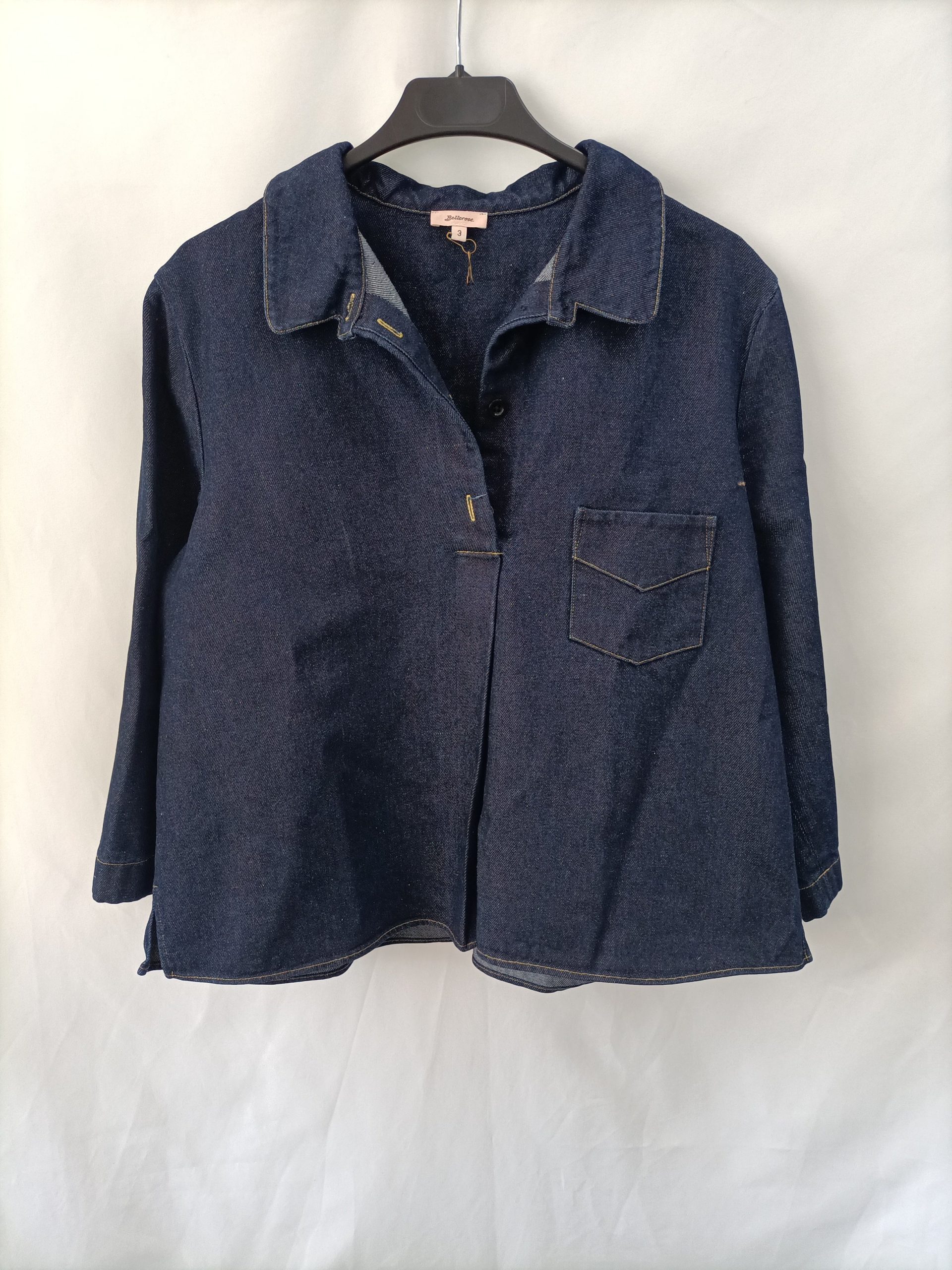 BELLEROSE. Blusa denim T.3(l)