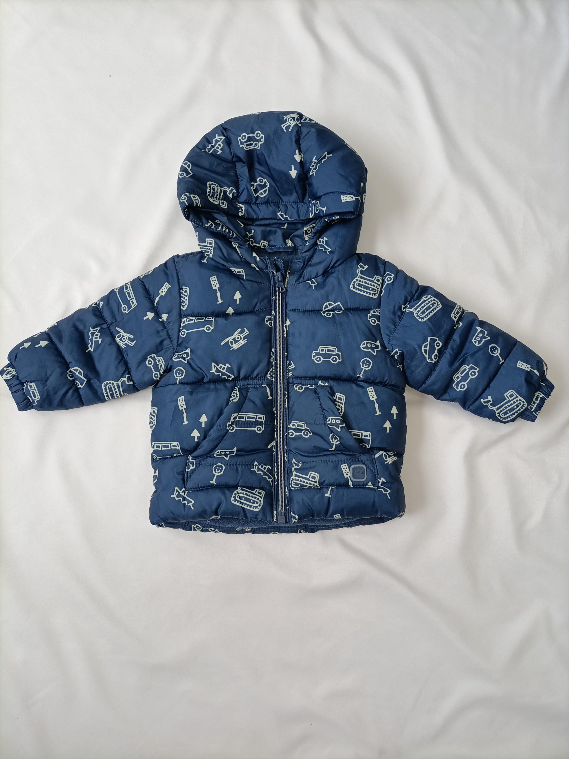 SFERA. Plumas azul dibujos T.6-12 meses