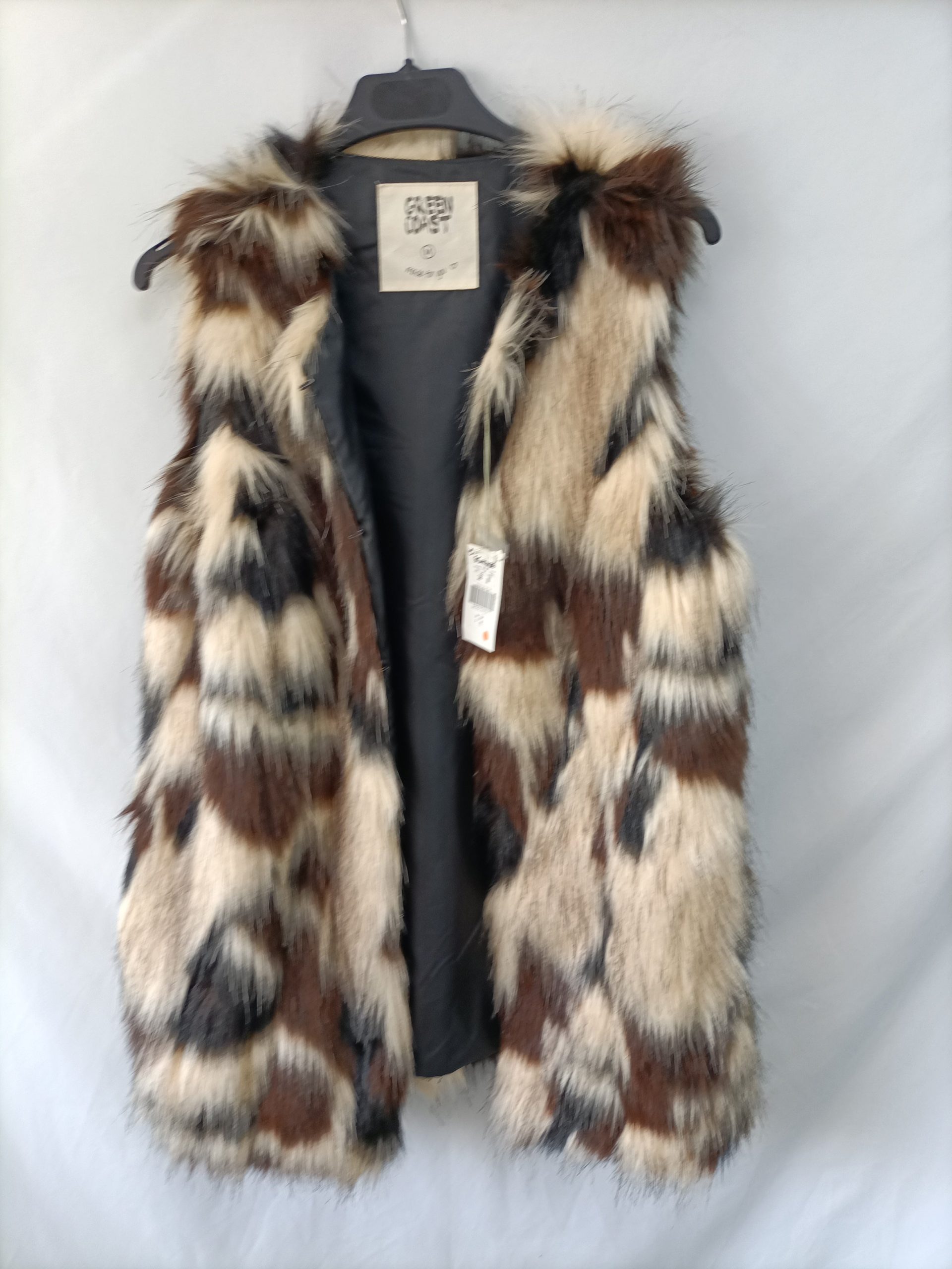 GREEN COAST. Chaleco pelo sin mangas T.m