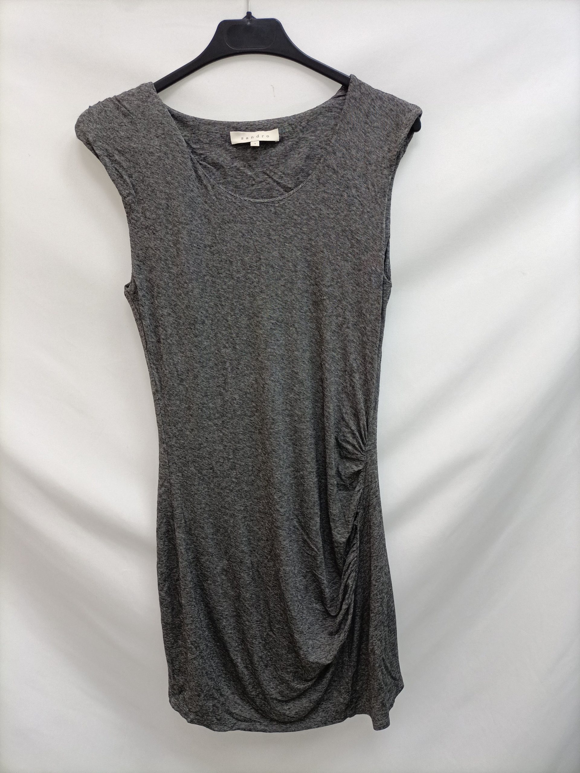 SANDRO. Vestido fruncido T.s