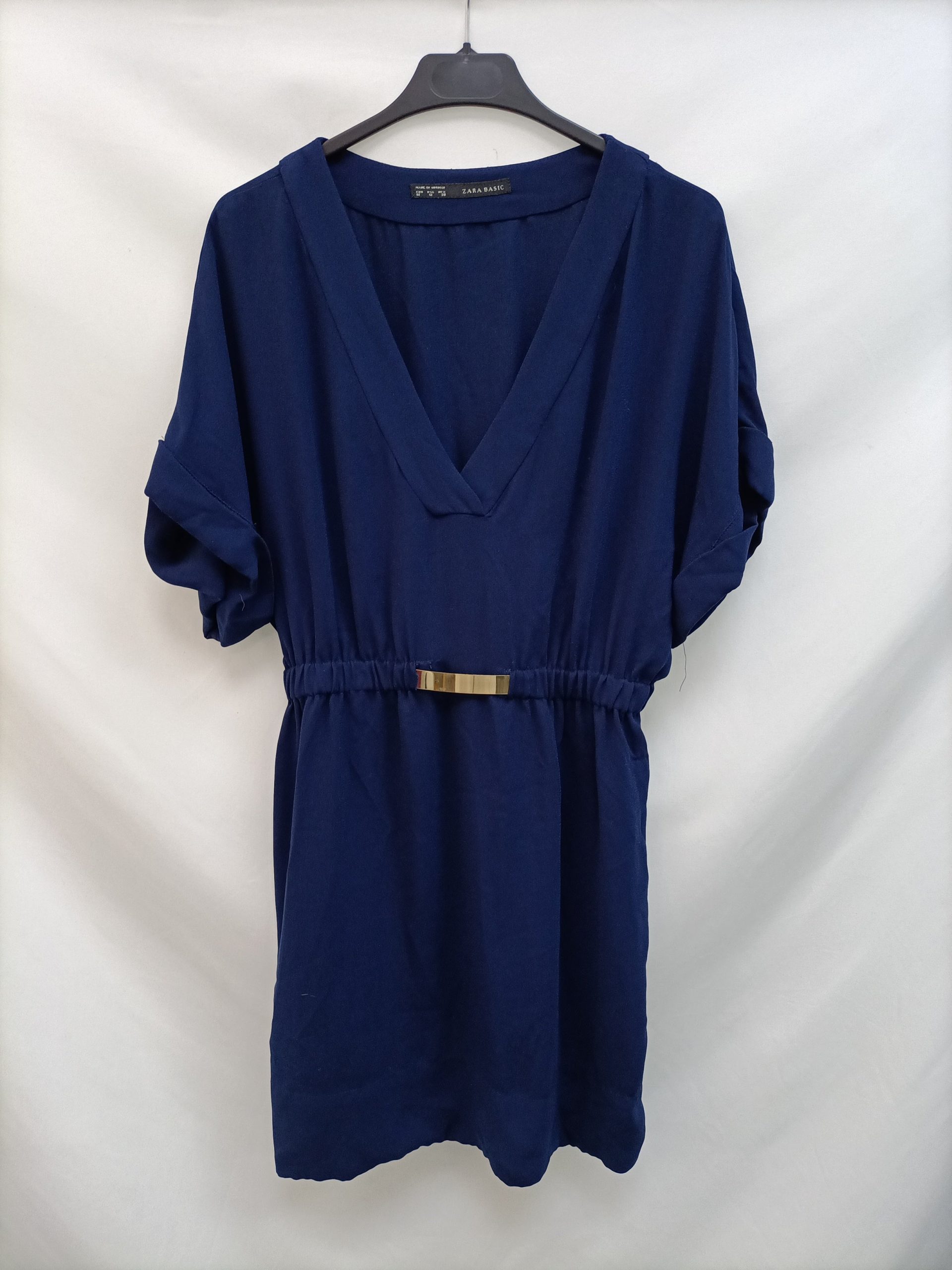 ZARA. Vestido azul T.m