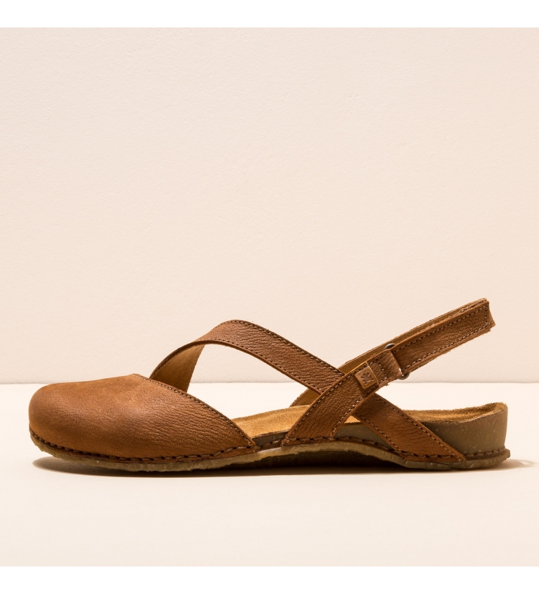 El Naturalista Sandalias de piel N5813 Pleasant Panglao marrón