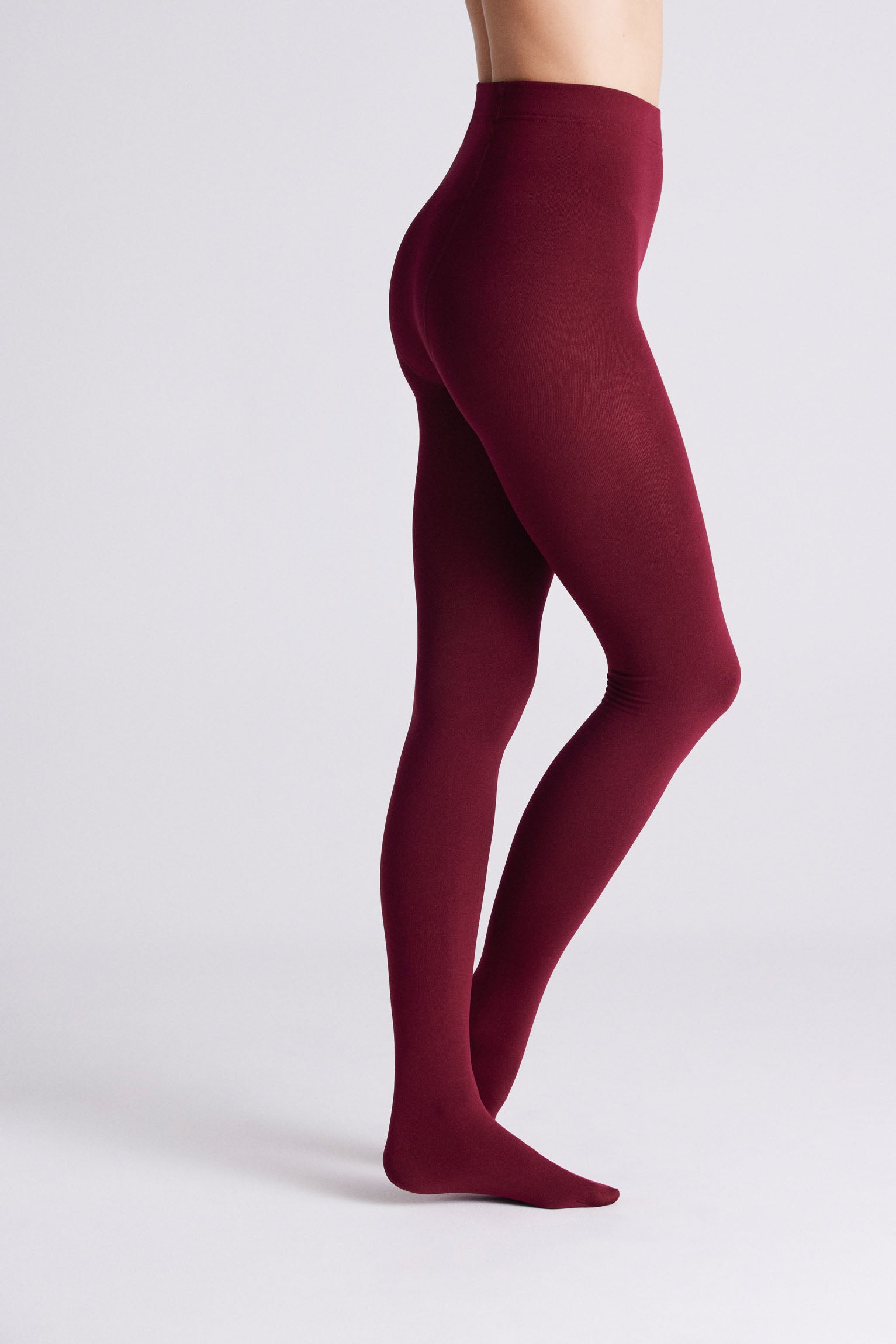 Panty térmico 140 denier granate