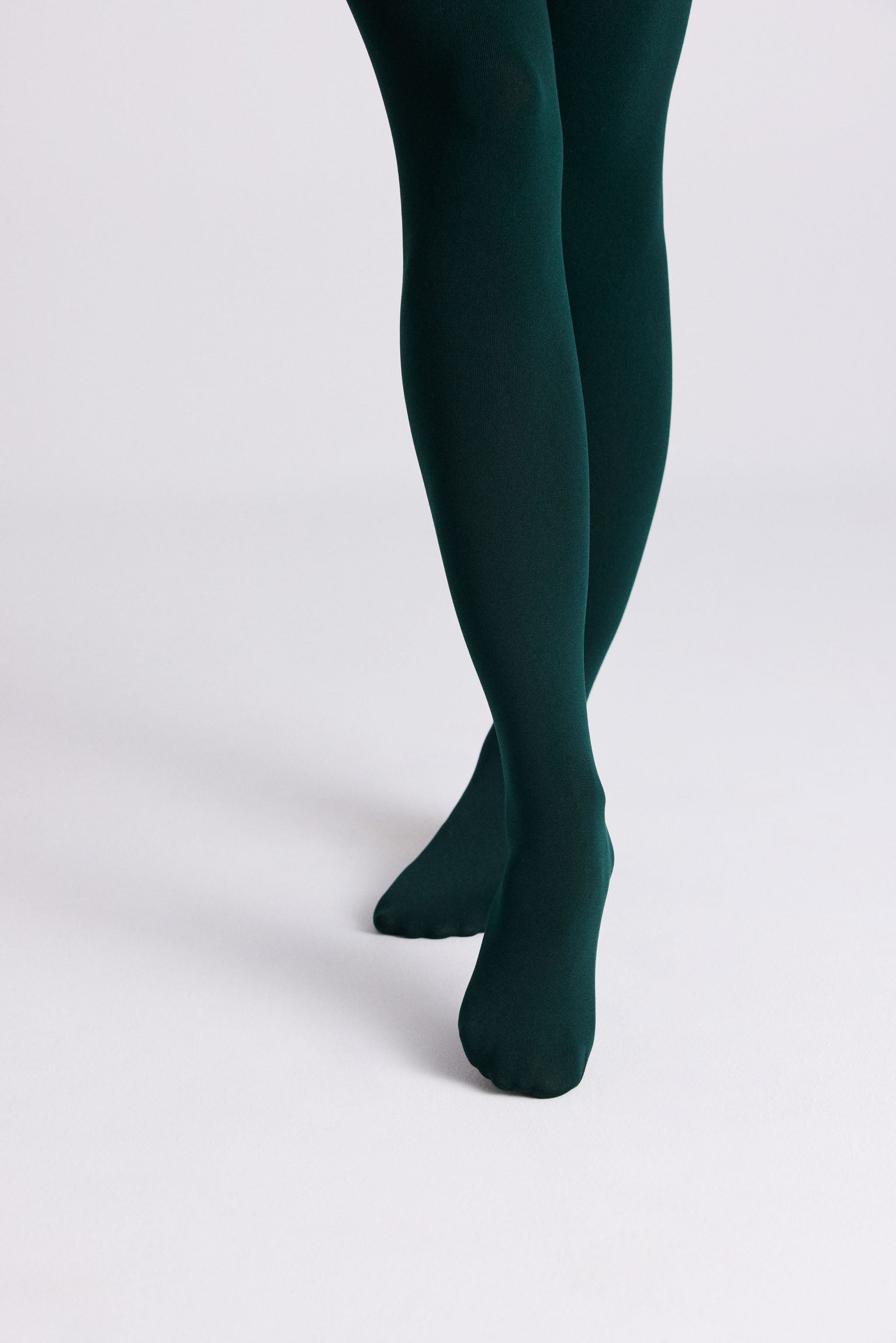 Panty térmico 140 denier verde botella