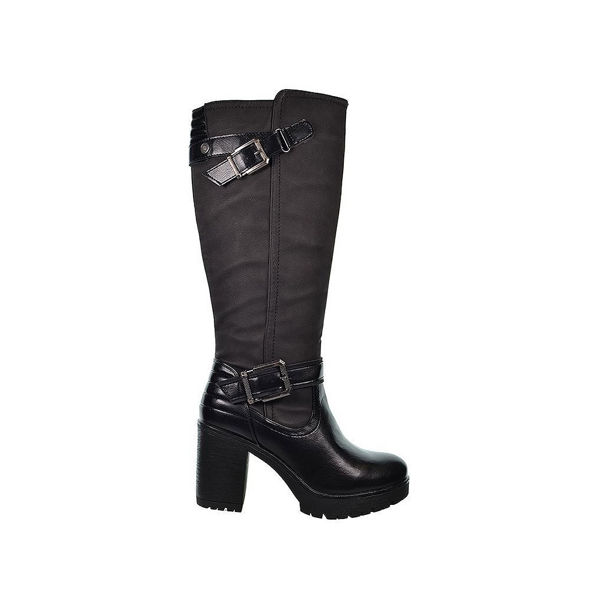 170137 Refresh Bota Acolchada Cremallera Plataforma Tacon Mujer