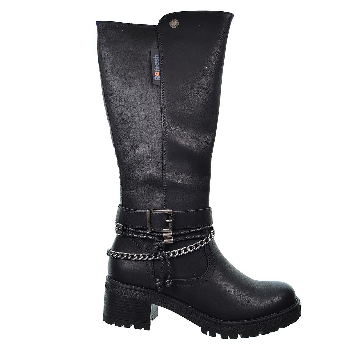 170185 Refresh Bota Sintética Antideslizante Tacón Mujer