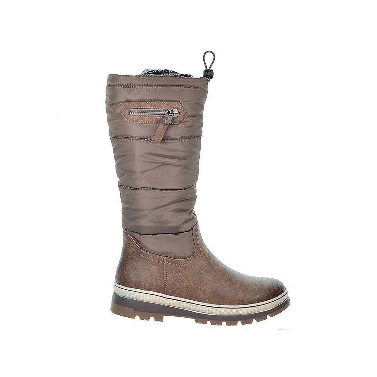 170211 Refresh Bota Acolchada Caña Alta Cremallera Mujer