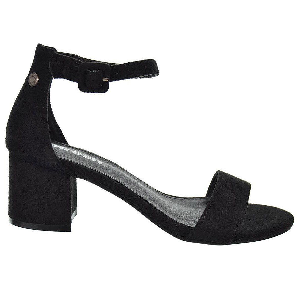 170789 Refresh Sandalia Textil Hebilla Tacón Mujer