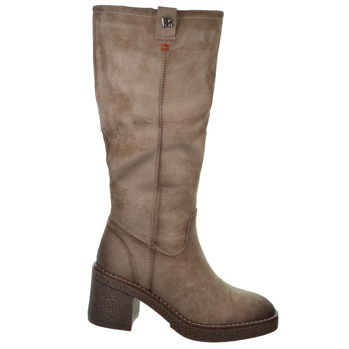 171296 Refresh Bota Antelina Tacón Ancho Antidelizante Mujer