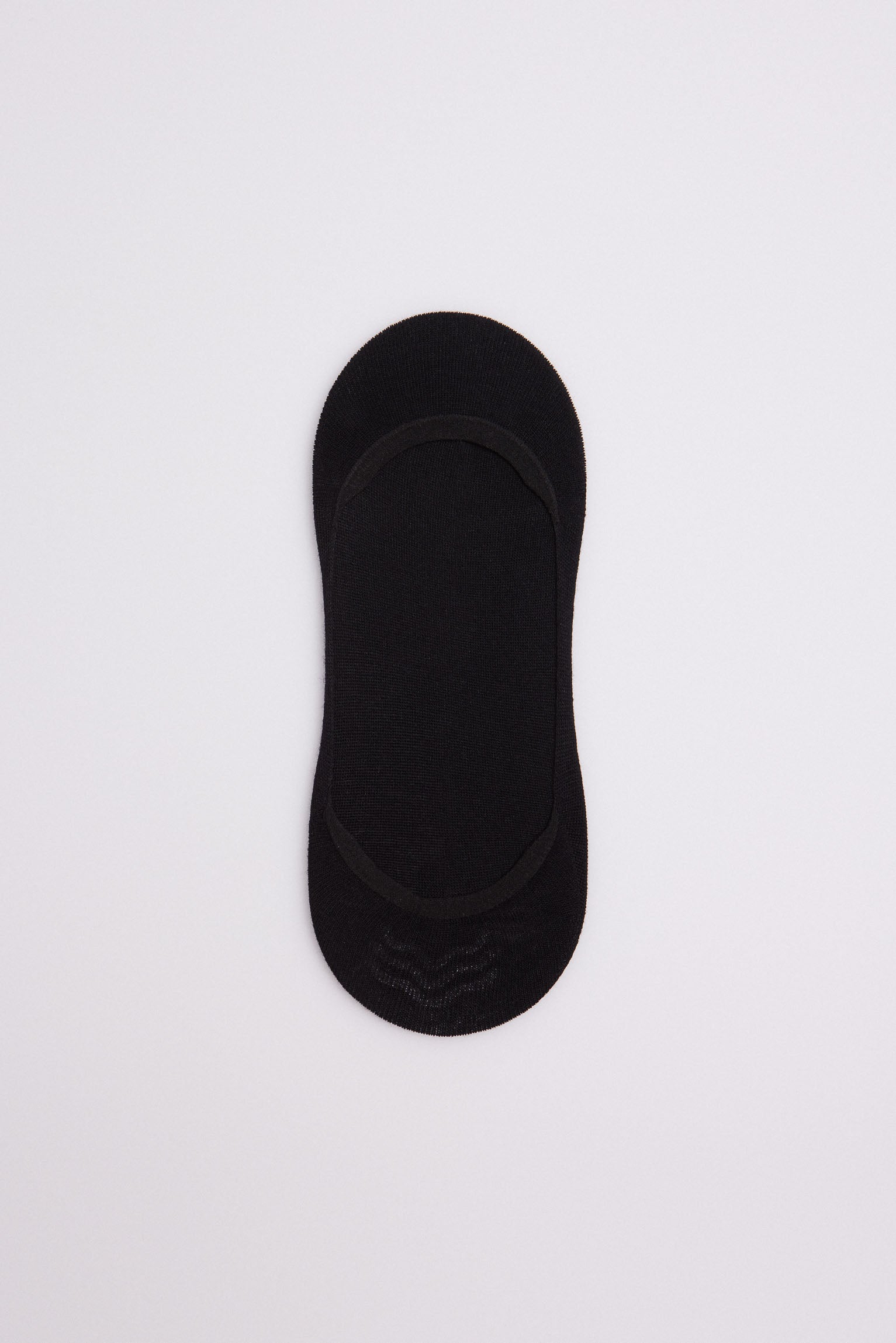 Calcetines pinky abiertos invisibles bambú negro