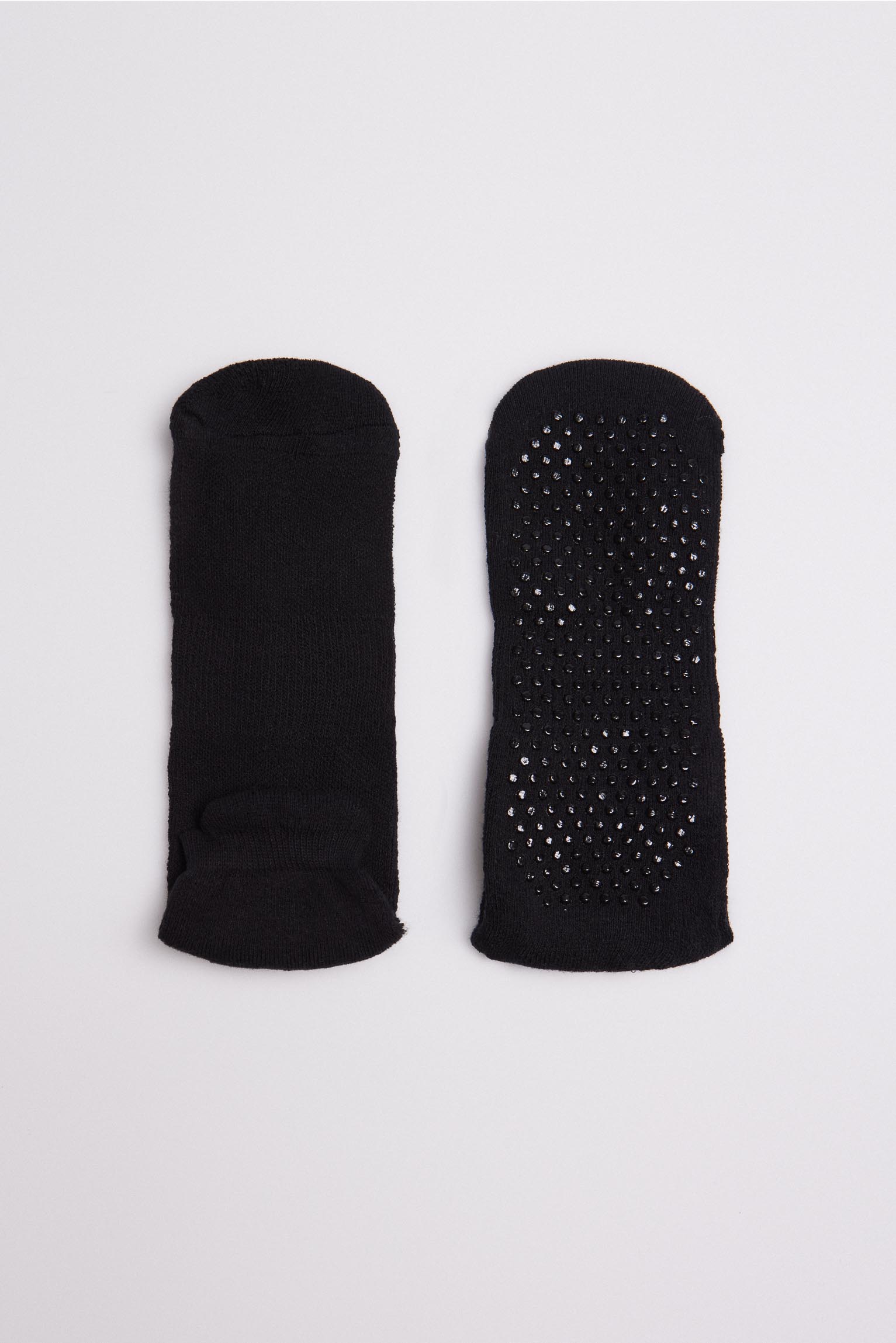 Calcetines yoga y pilates algodón negro