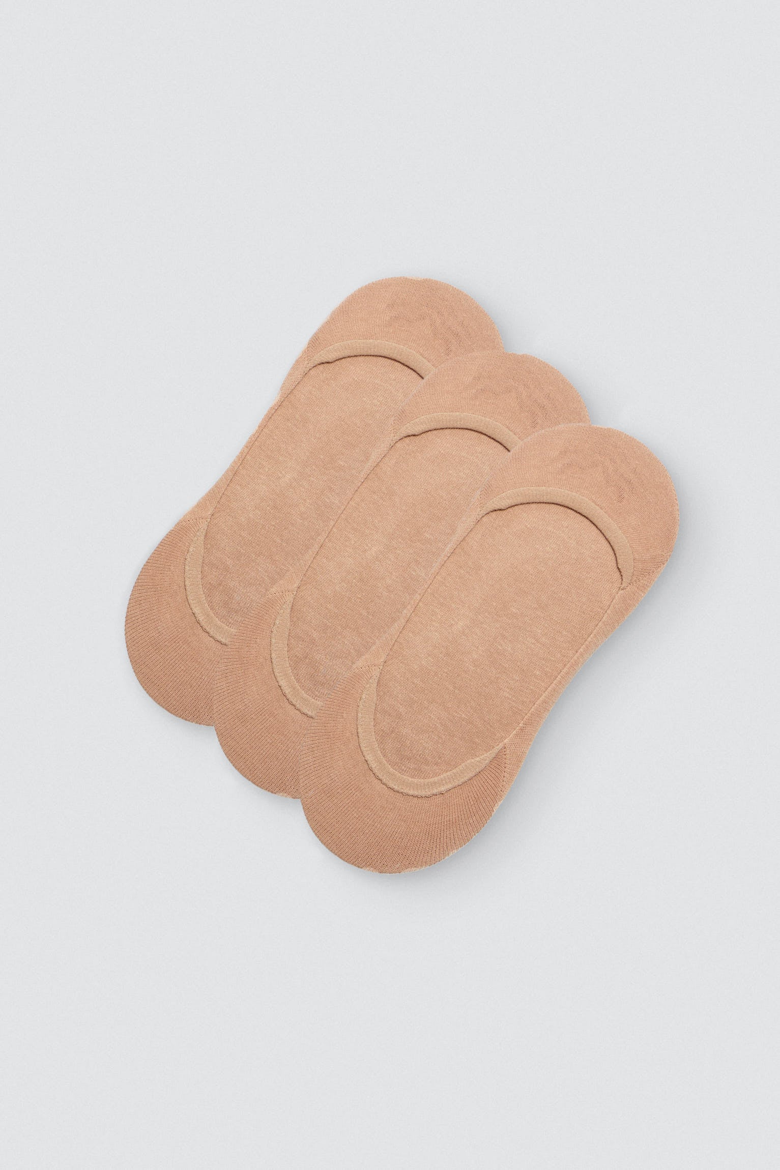 Pack 3 pinkies sin costuras beige