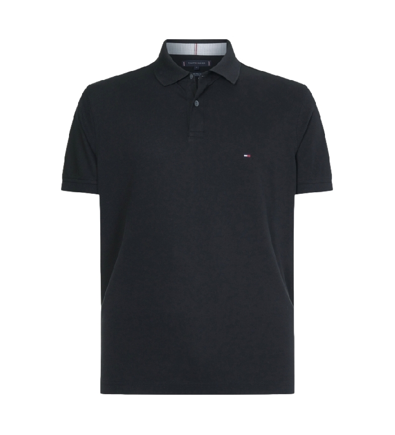 Tommy Hilfiger Polo 1985 de piqué negro