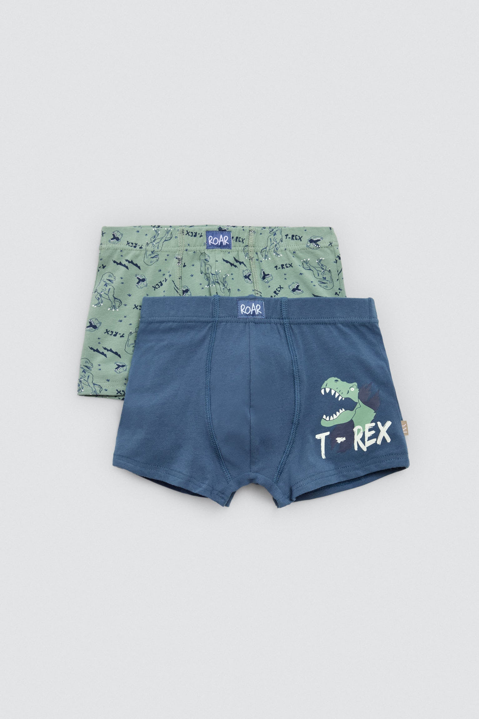 Pack 2 bóxers infantiles algodón estampados Roar