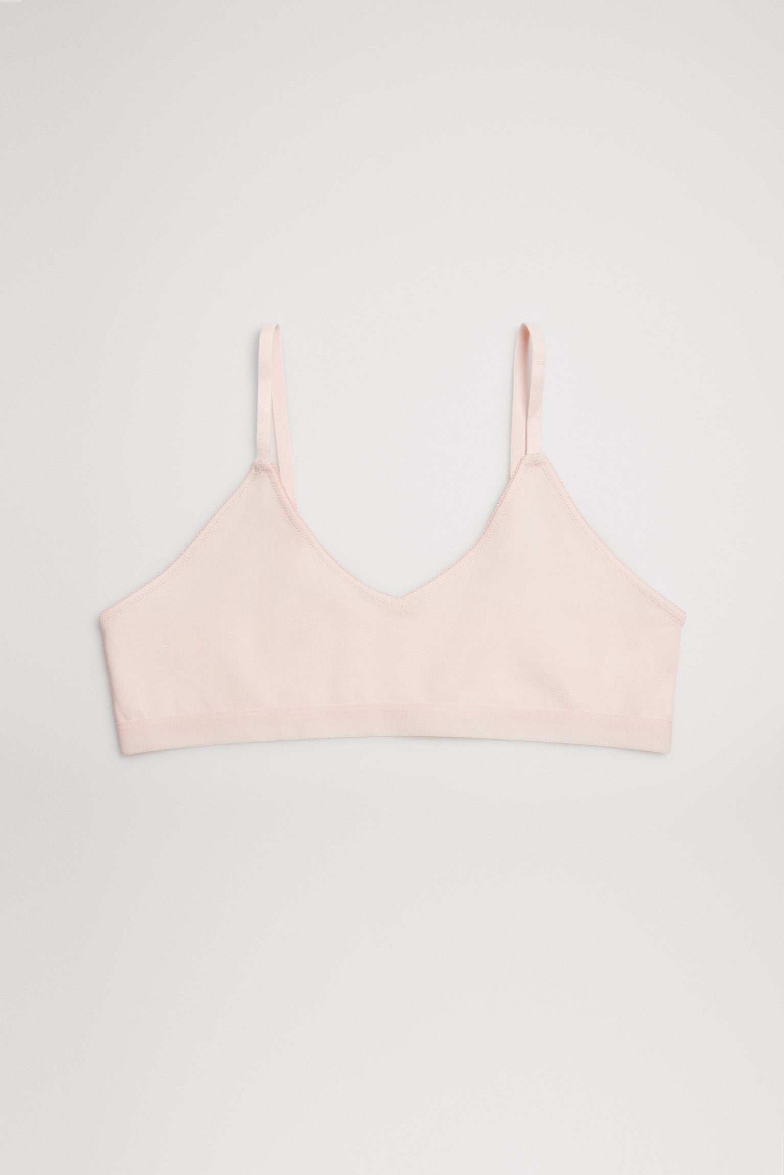 Top juvenil liso rosa