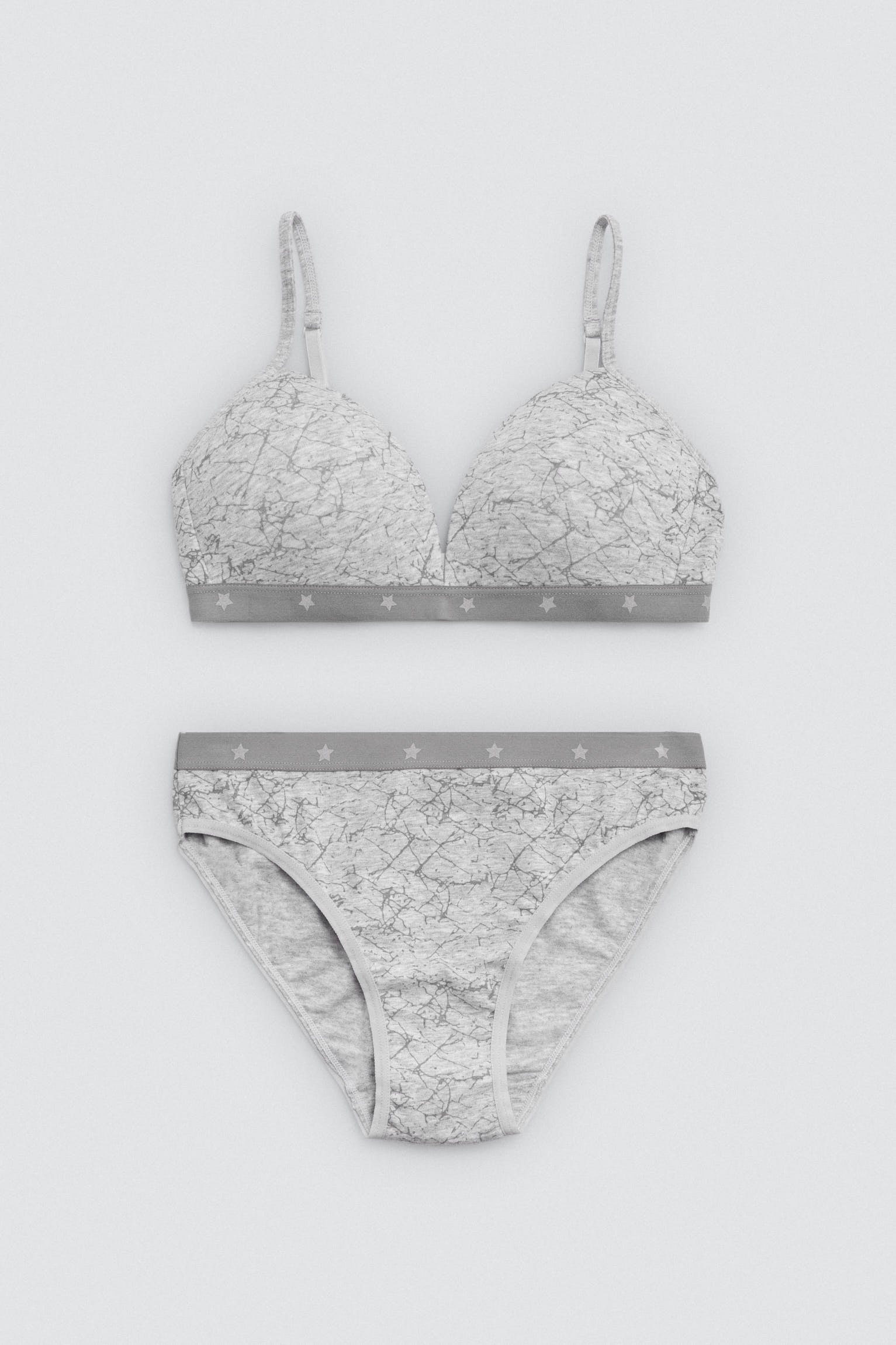 Conjunto interior juvenil sujetador y braga