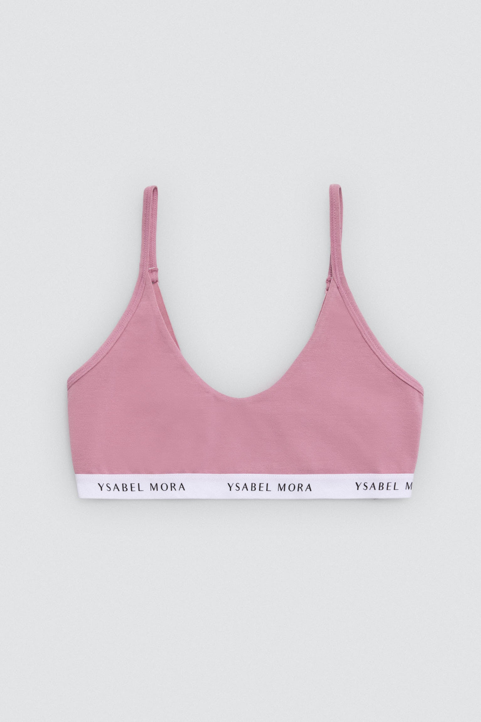 Top juvenil algodón rosa