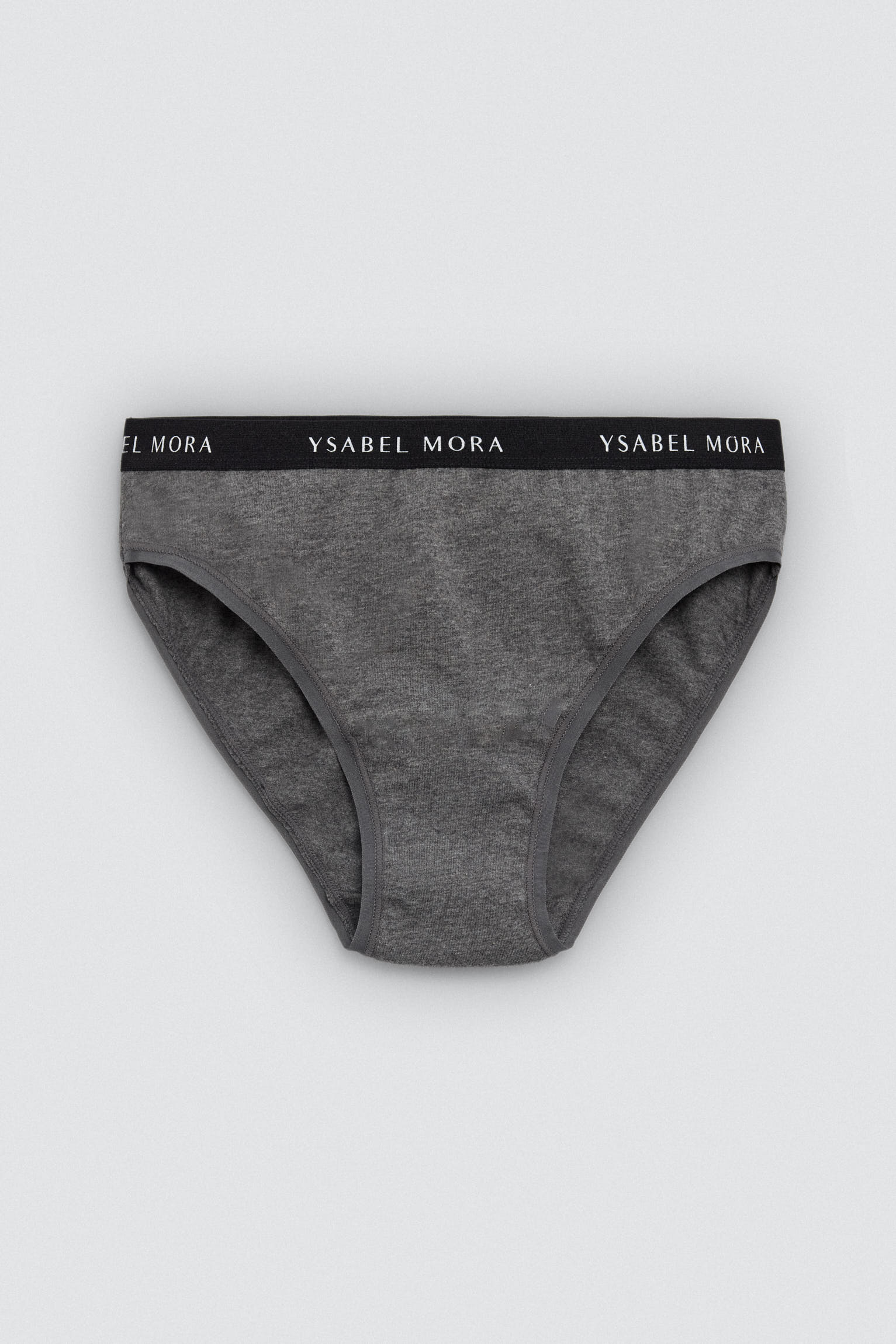 Braga juvenil algodón gris marengo