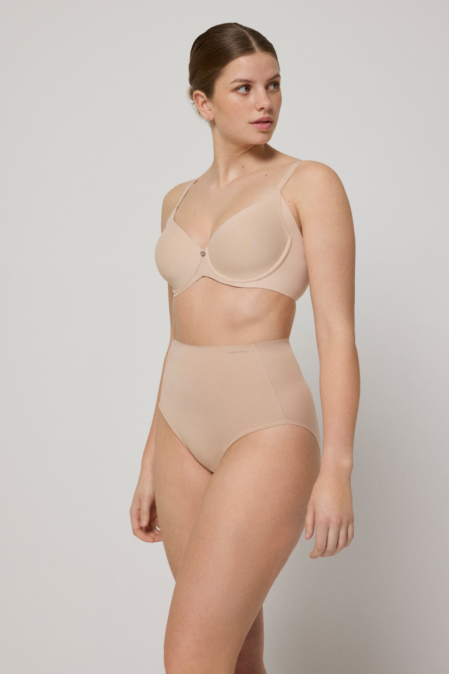 Braga reductora láser algodón compresión media nude