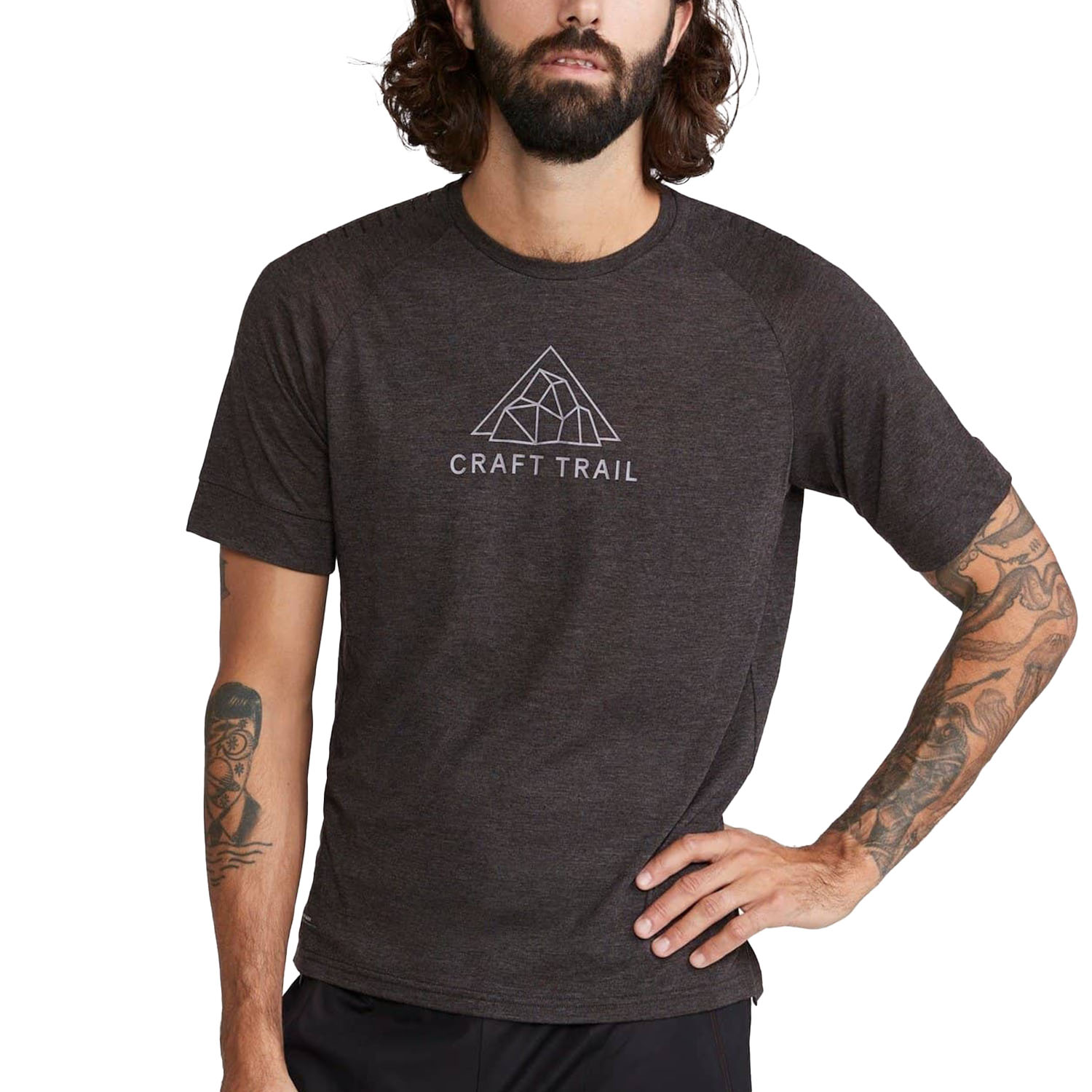 Craft ADV TR Camiseta Black/Melange