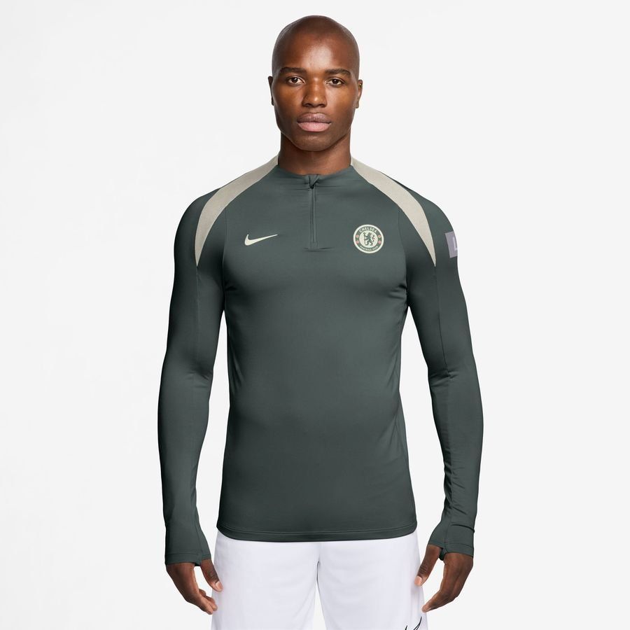 Chelsea Camisa de entrenamiento Dri-FIT Strike Drill - Verde/Phantom Marl/Phantom Marl