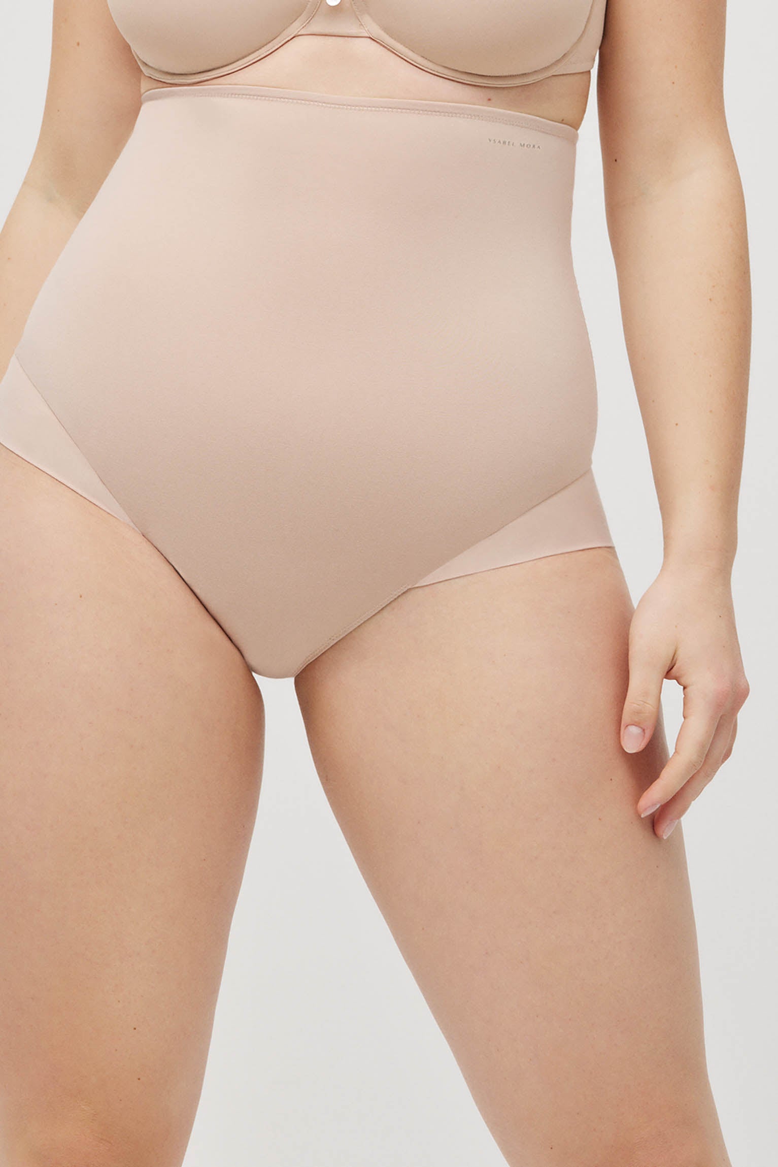 Braga alta reductora compresión media nude