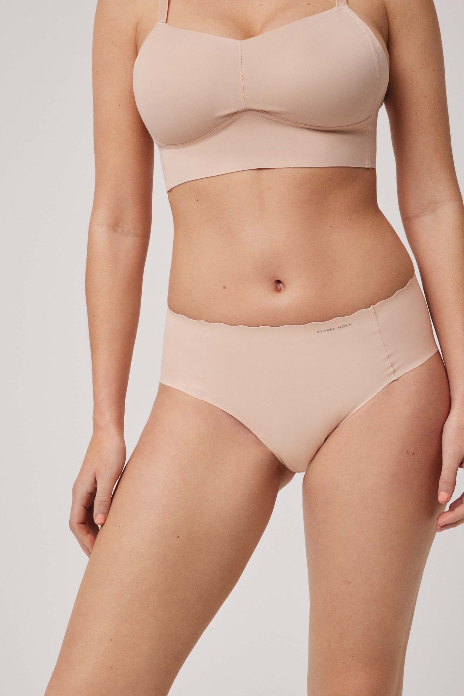 Braga midi láser nude