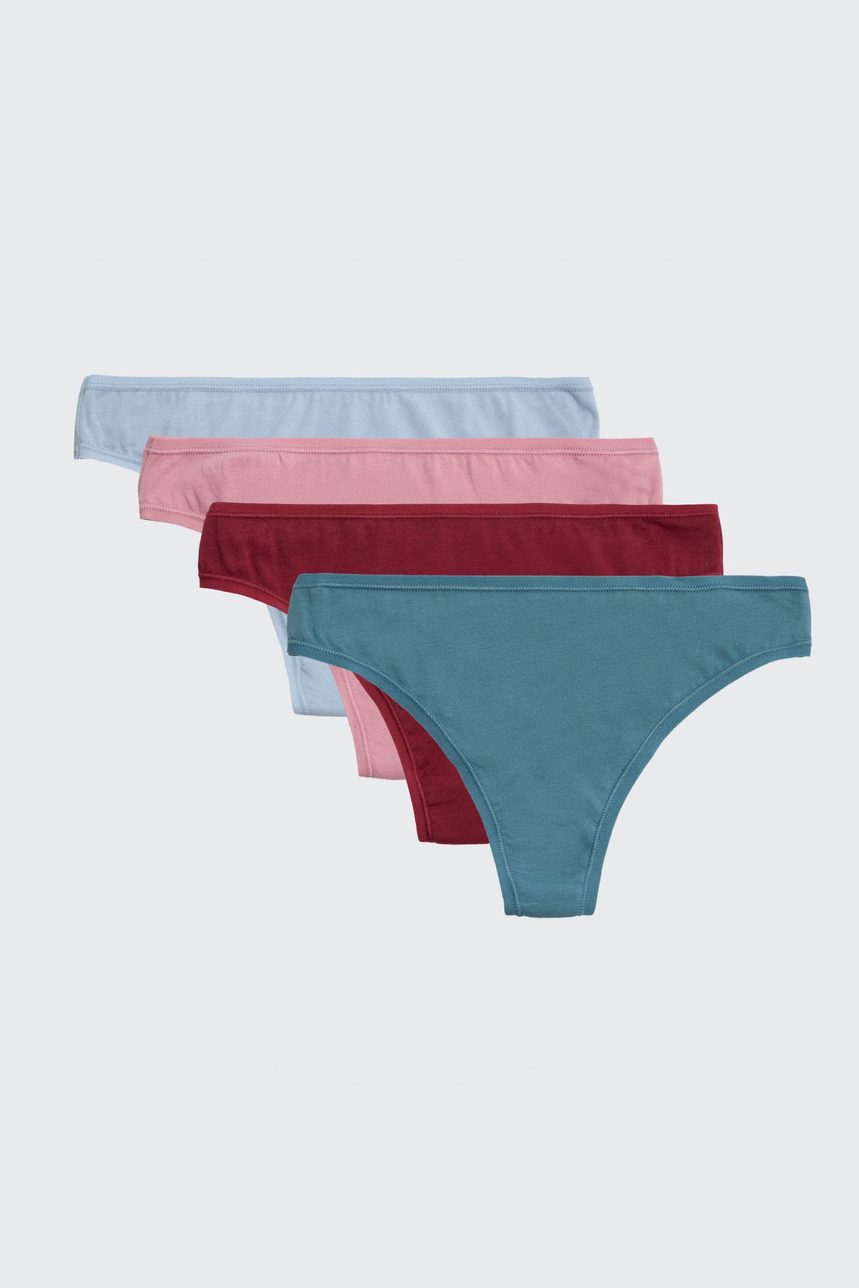 Pack 4 tangas básicos algodón