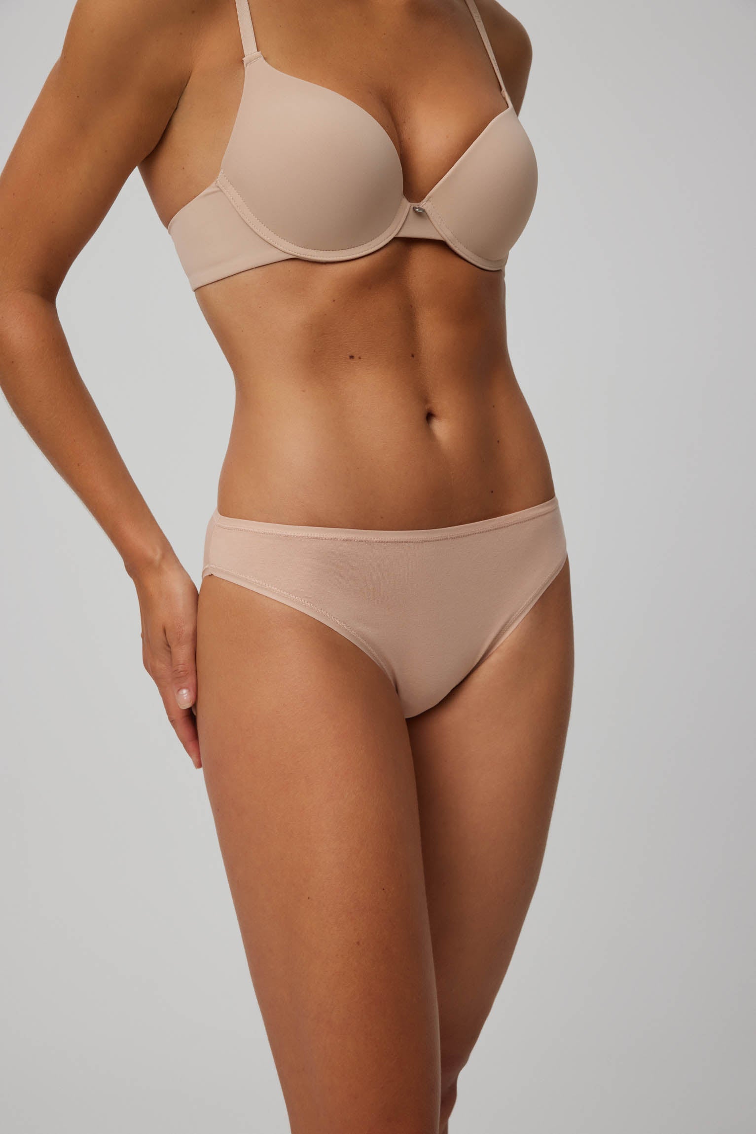 Pack de 2 bragas mini básicas nude