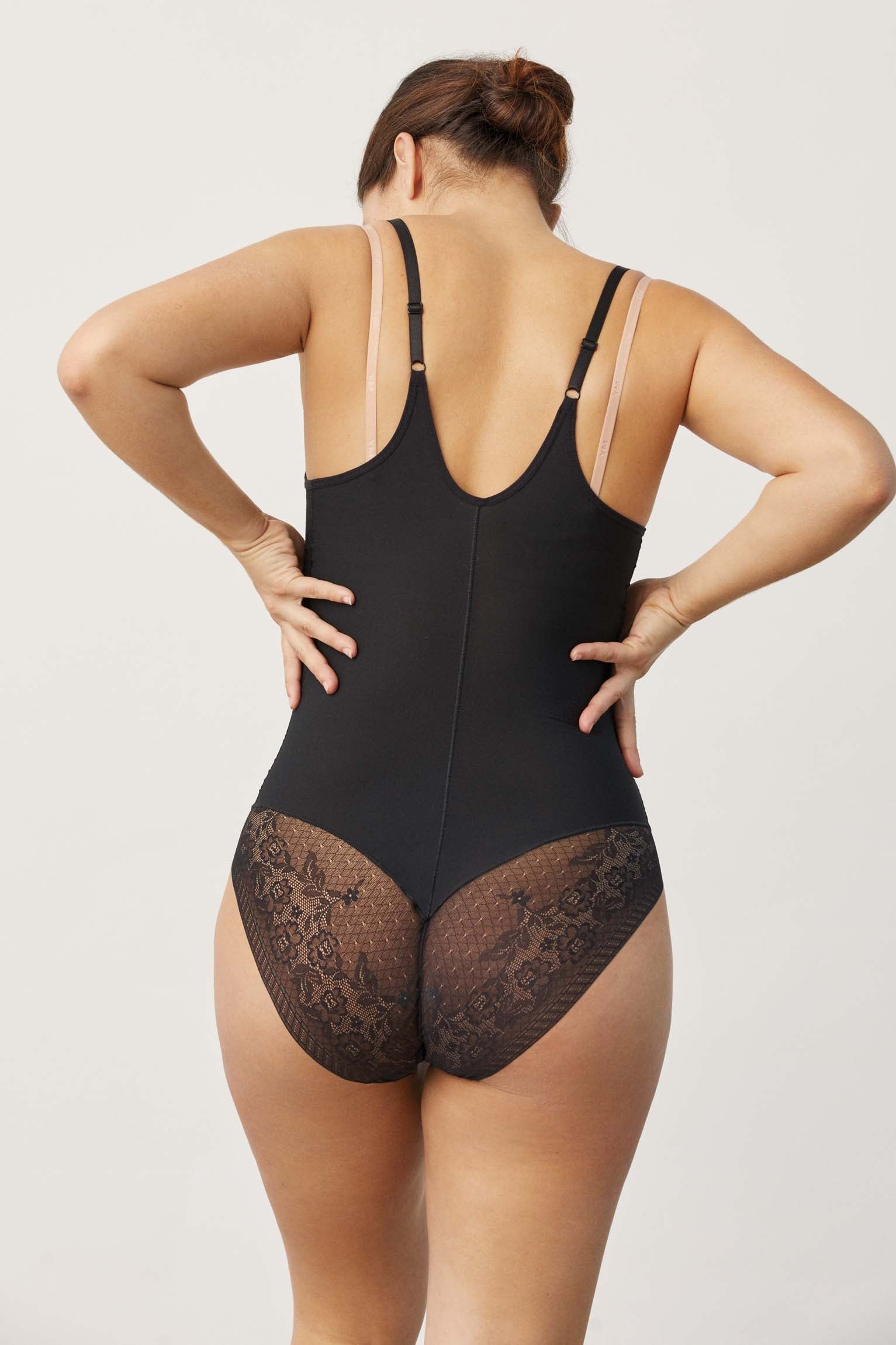 Body-up reductor con encaje negro