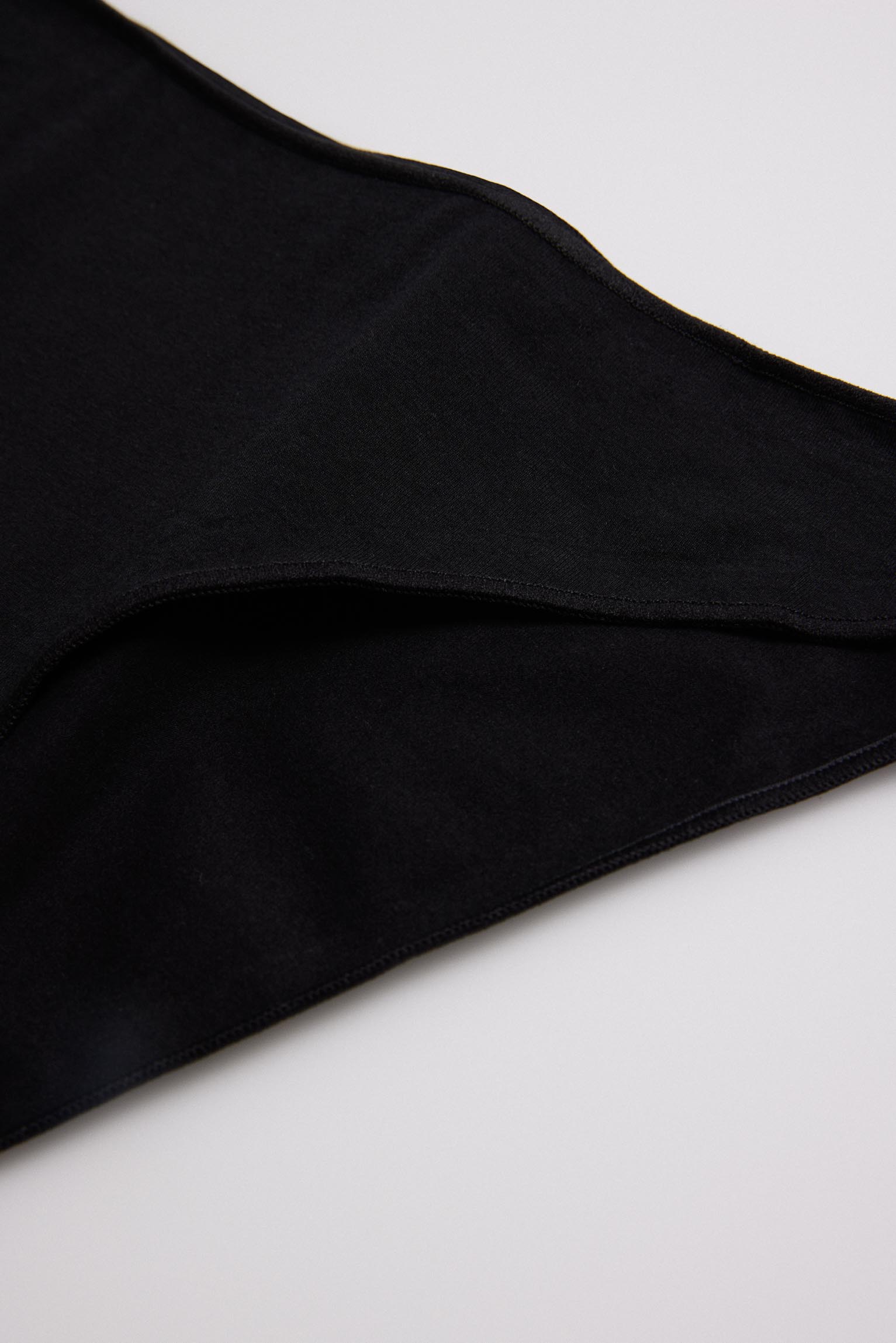 Braga mini algodón negro