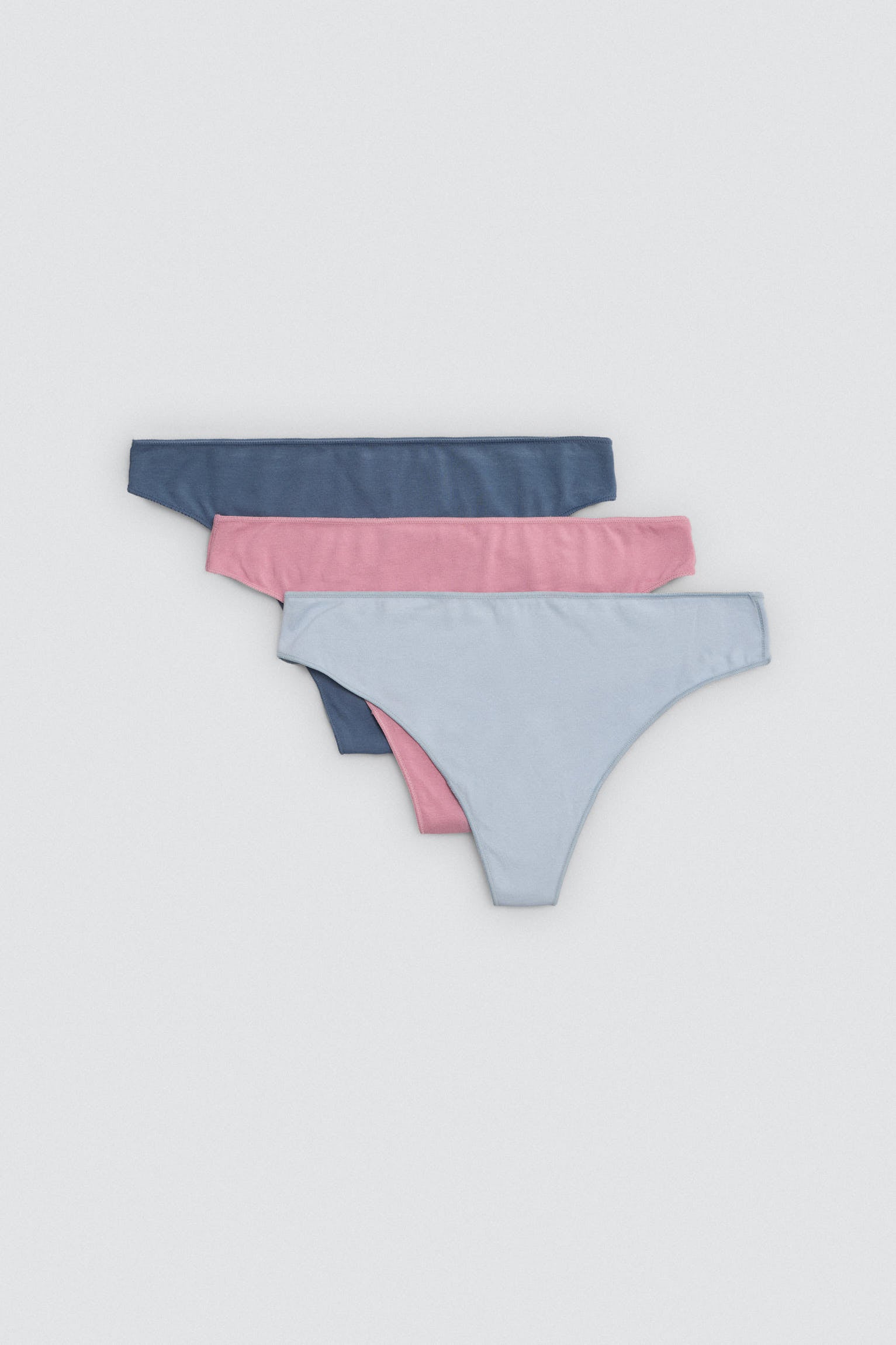 Pack 3 tangas básicos algodón