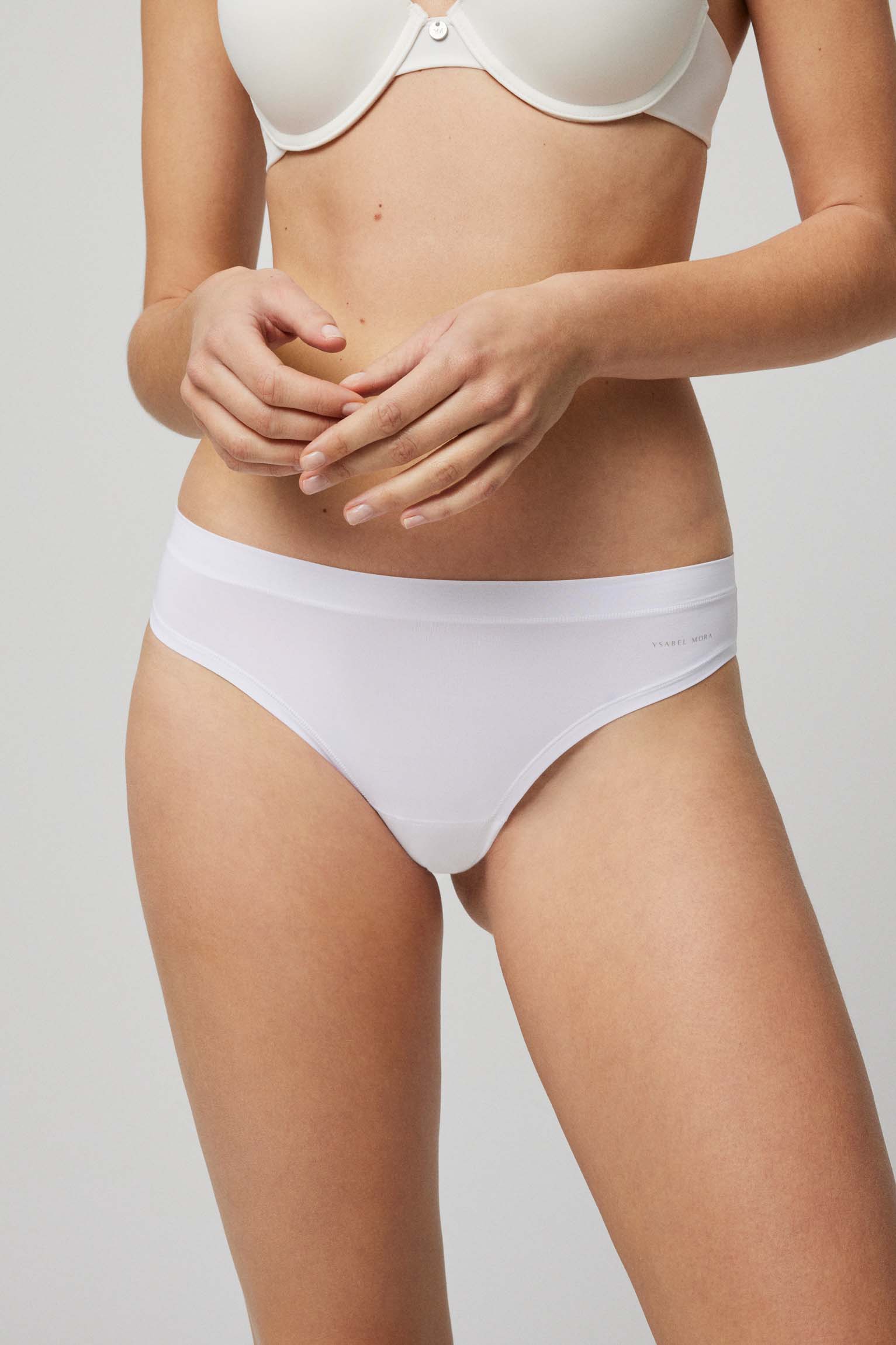 Braga mini adapt con acabados invisibles blanco