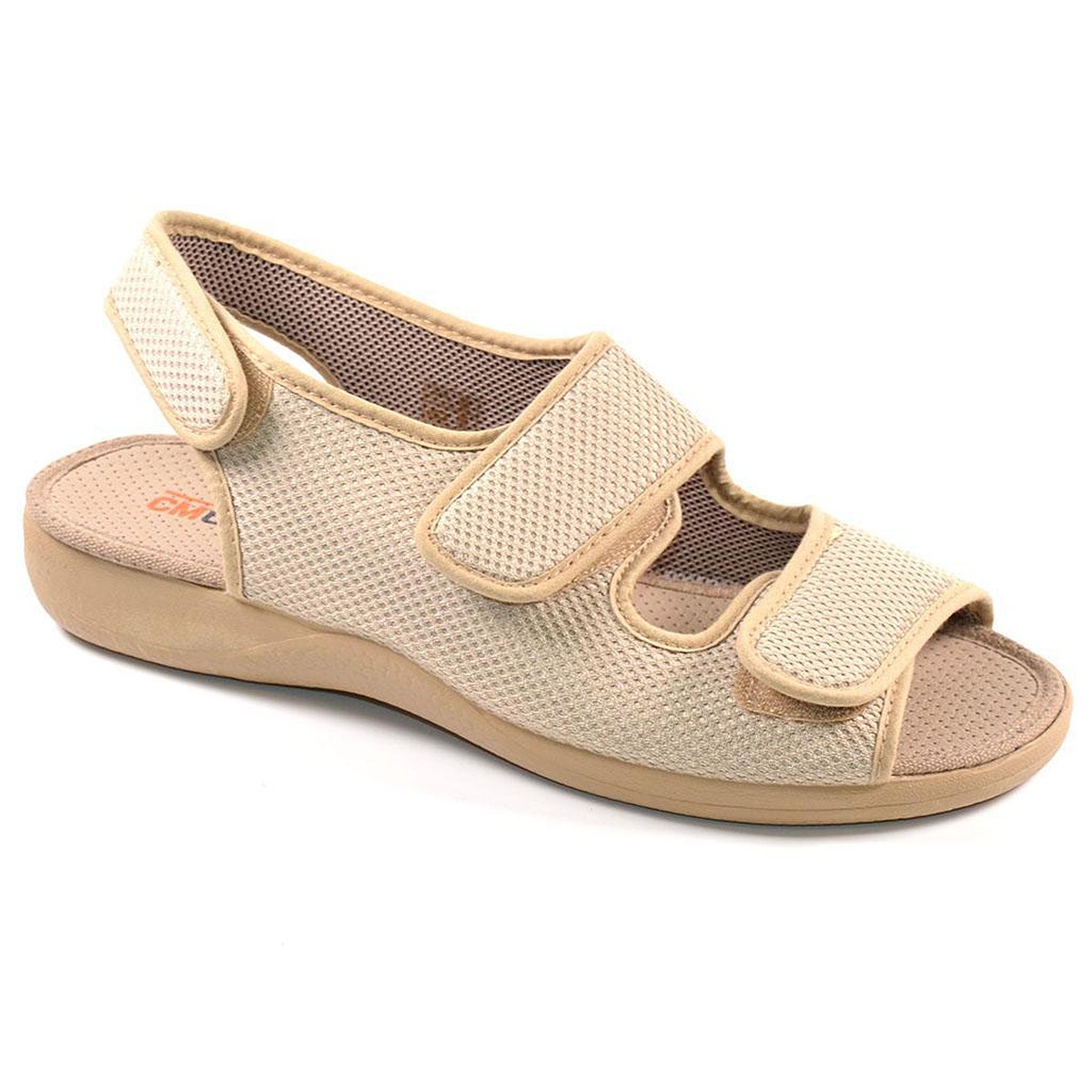 20114 CM Confort Sandalia Textil Confort Mujer Pies delicados