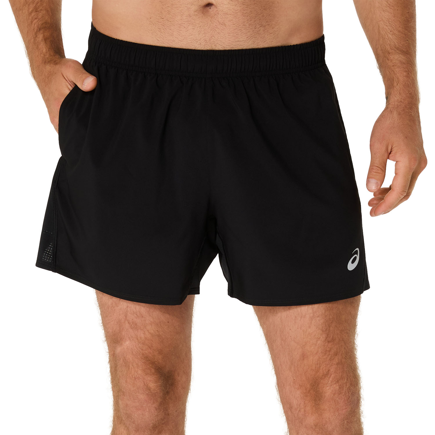 ASICS Core Logo 5in Shorts Performance Black