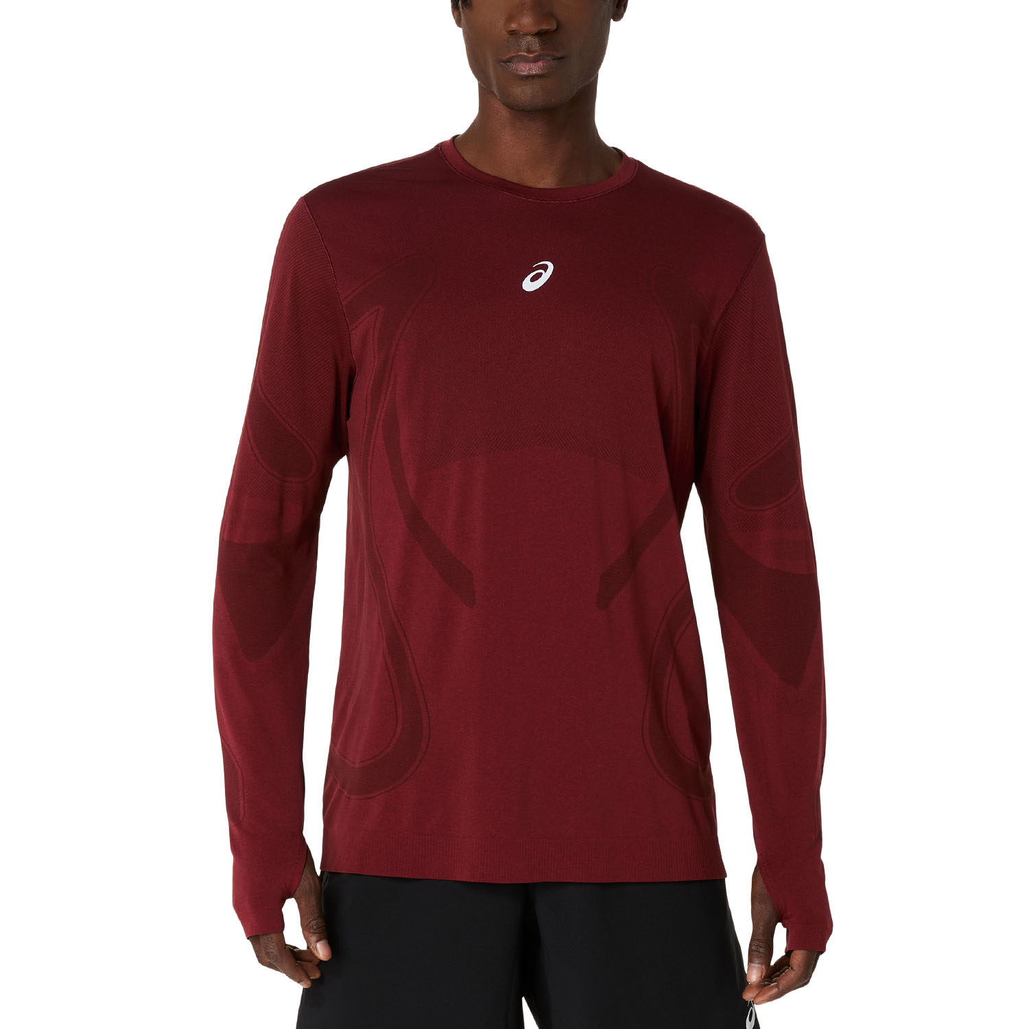 ASICS Road Seamless Camisa Dark Red Planet