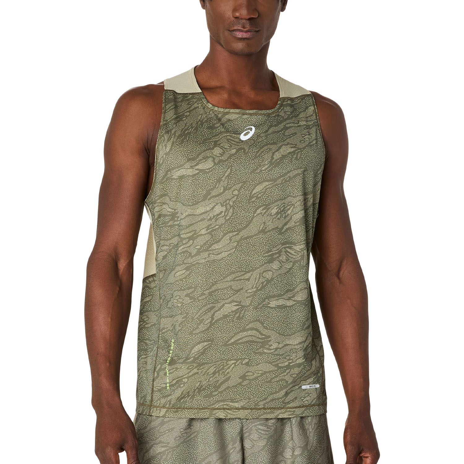 ASICS Fujitrail Top Mantle Green/Khaki